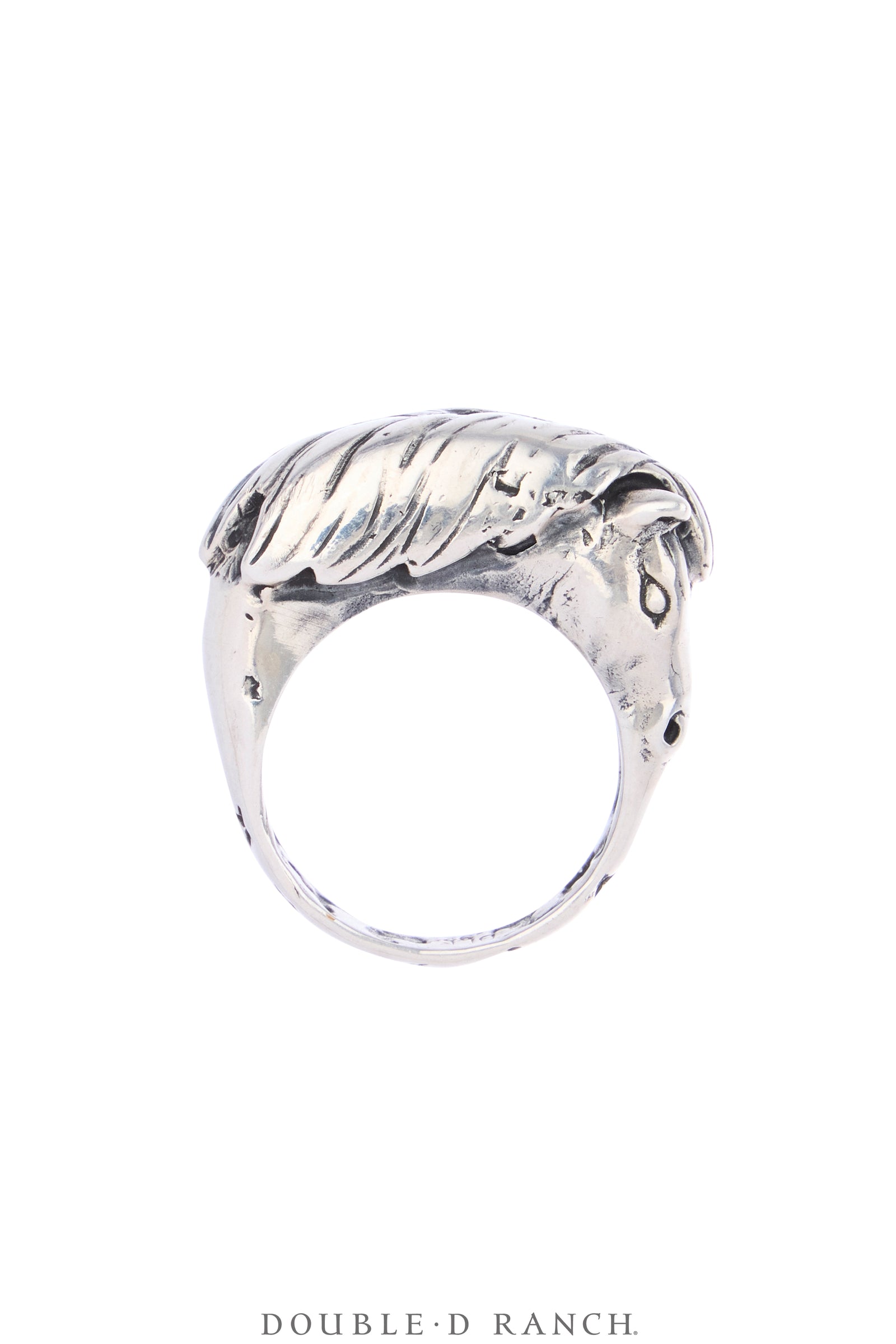 Ring, Dian Malouf, Sterling Silver, Hallmark, Contemporary, 2145