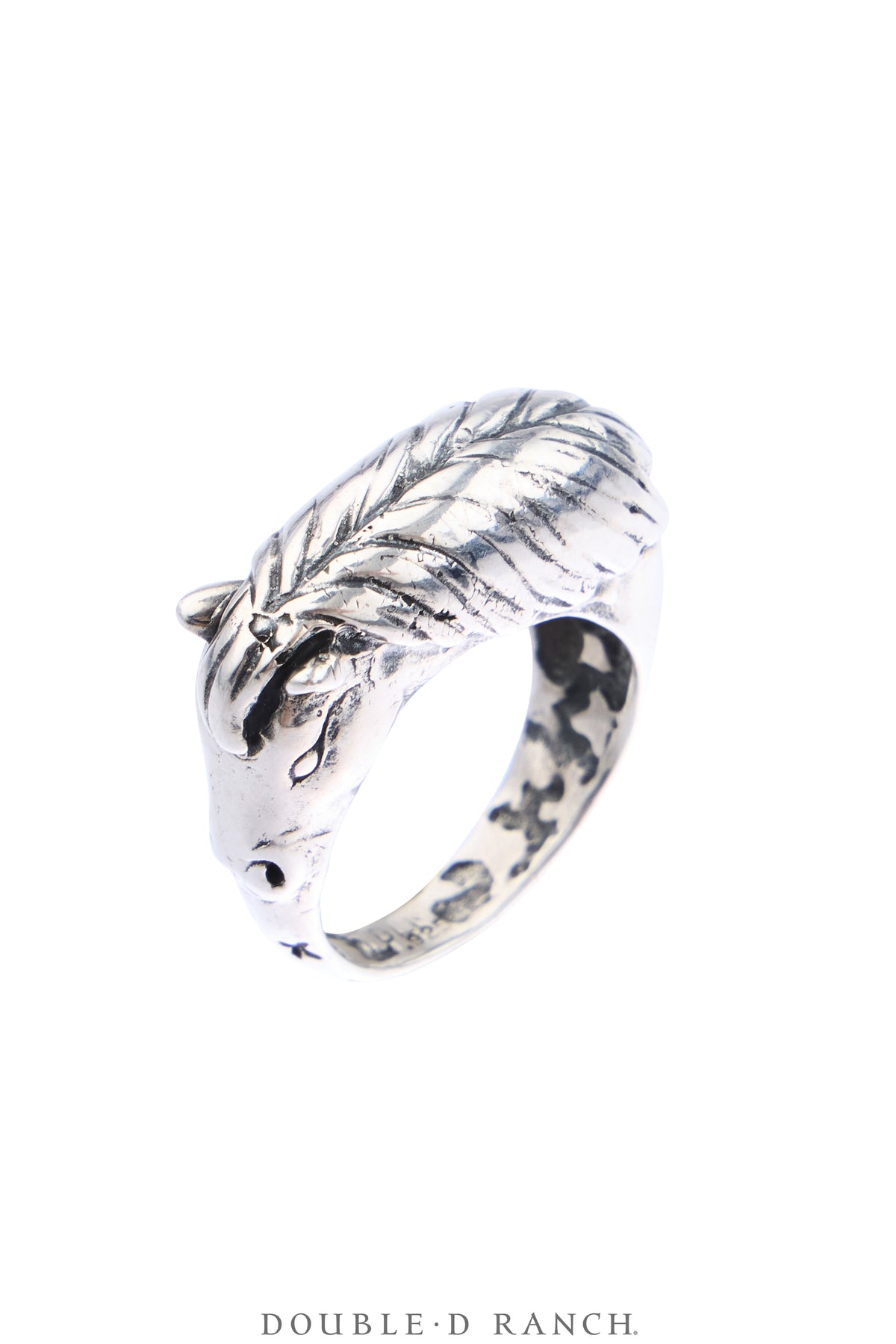 Ring, Dian Malouf, Sterling Silver, Hallmark, Contemporary, 2145