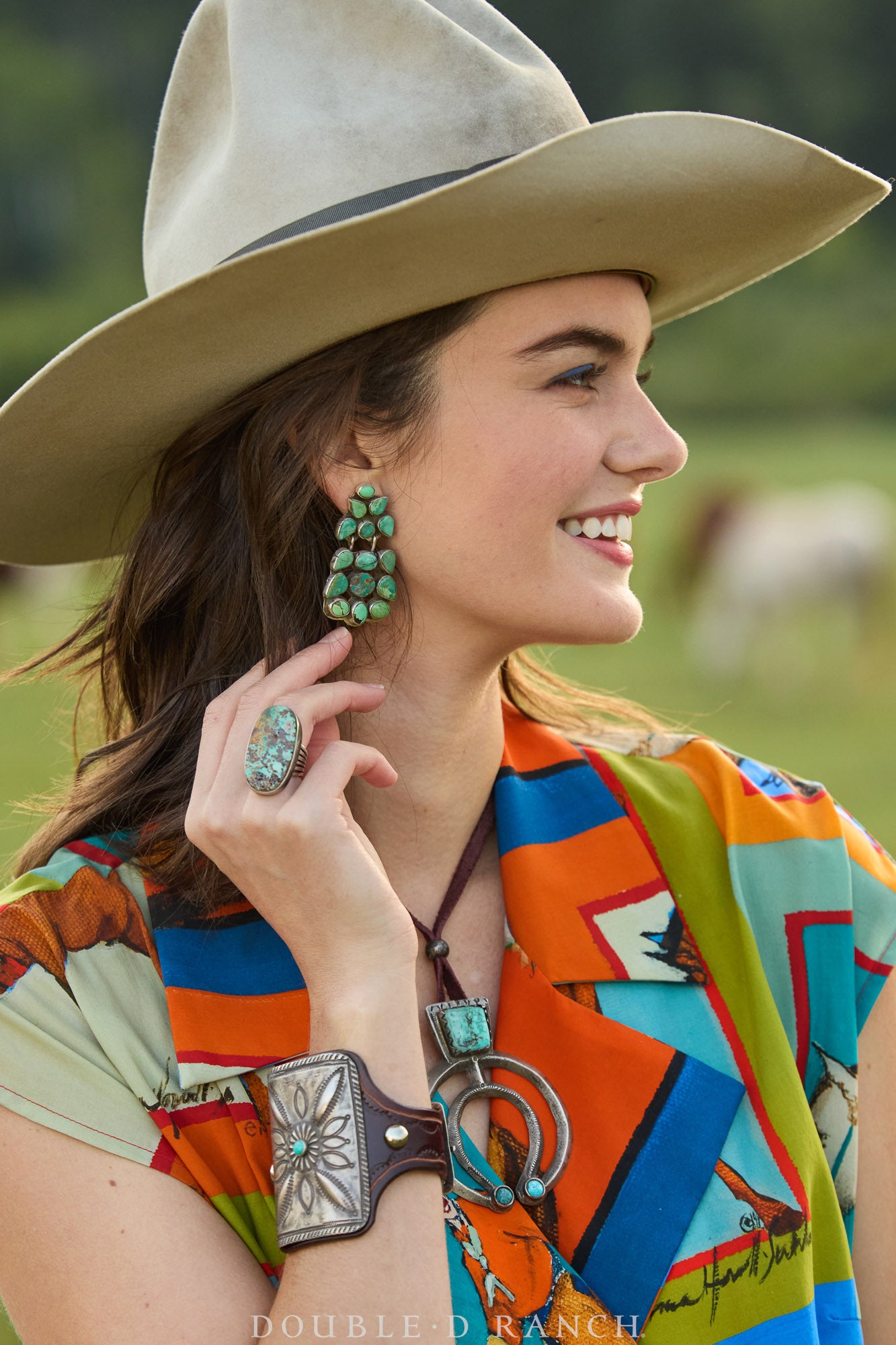 Ketoh, Stamped, Turquoise, Buffalo Hallmark, Contemporary, 3598