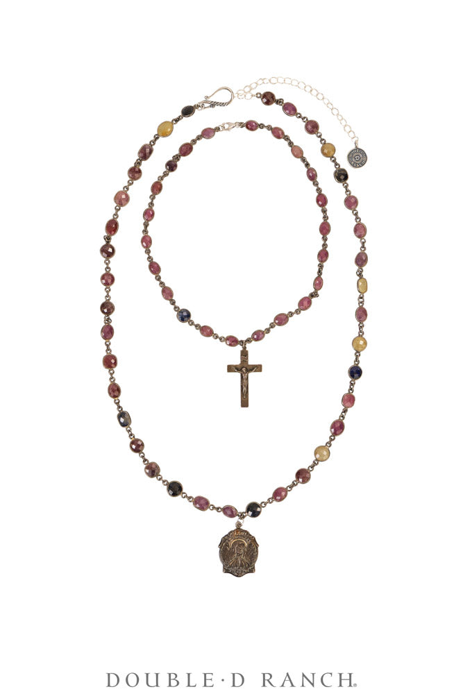 Necklace, MB, Cross, Mary Pendant, Set,  Contemporary, 3993