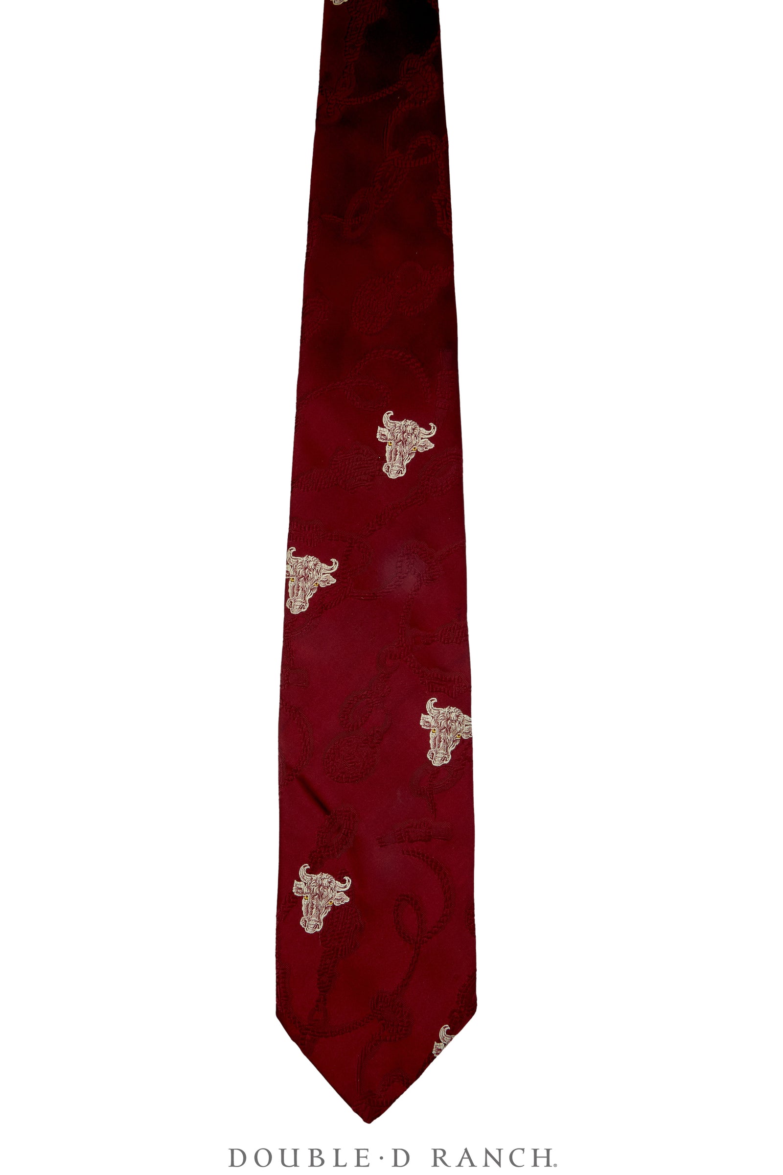 Miscellaneous, Necktie, Western, Cattle, Vintage, 1281
