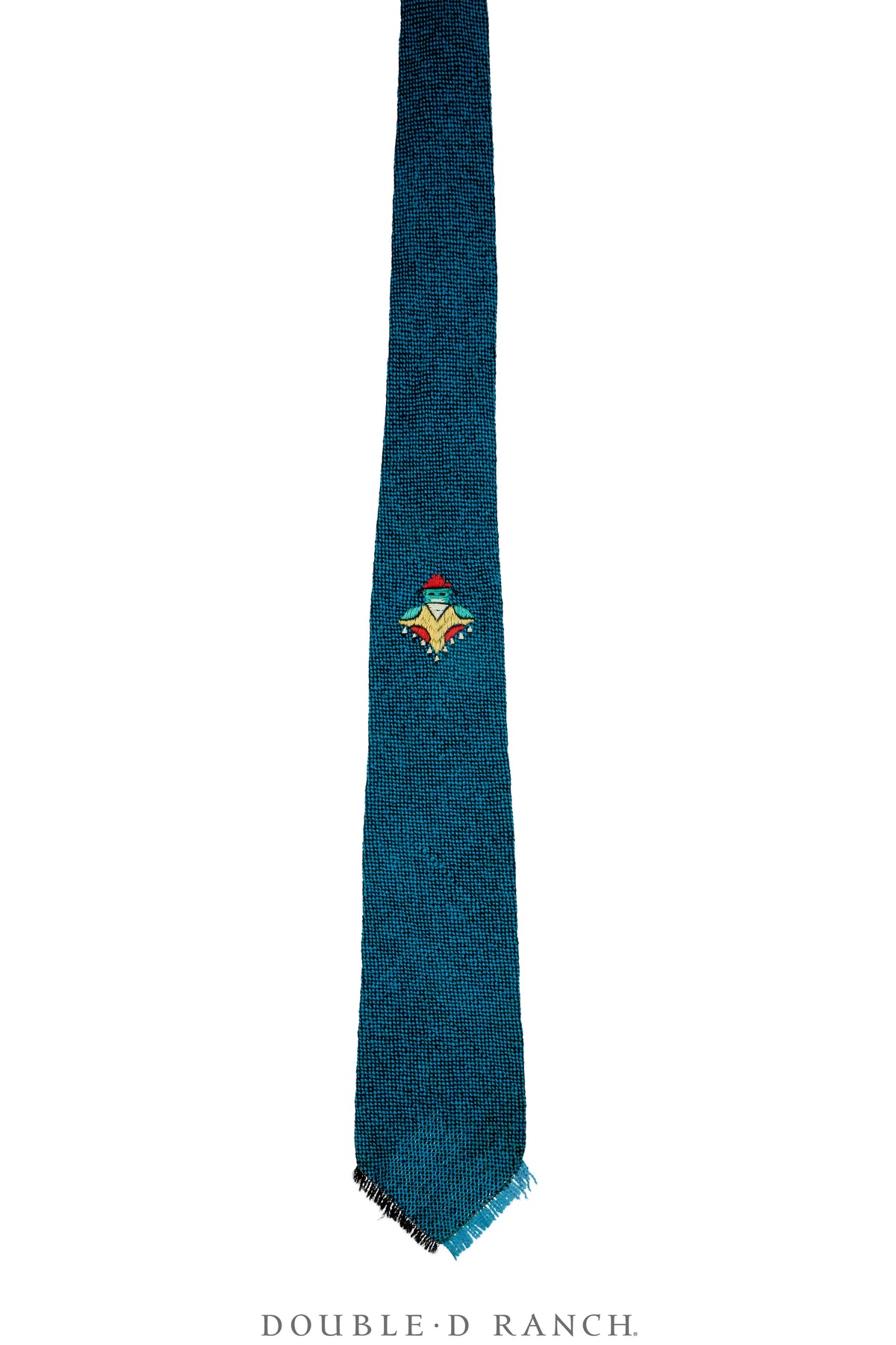 Miscellaneous, Necktie, Western, Embroidered, Vintage, 1283