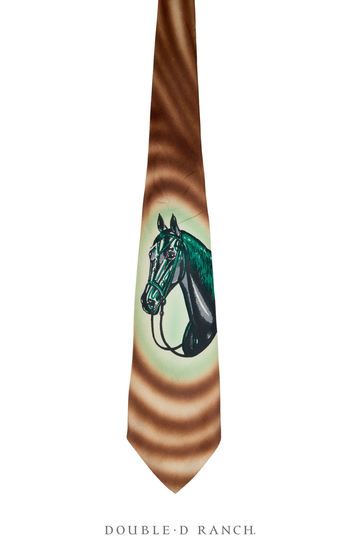 Miscellaneous, Necktie, Western, Hand-Painted, Vintage, 1287