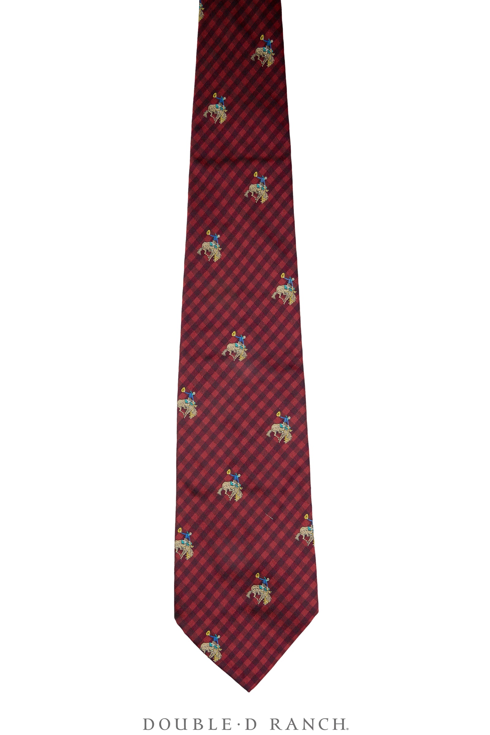 Miscellaneous, Necktie, Western, Equestrian, Vintage, 1291