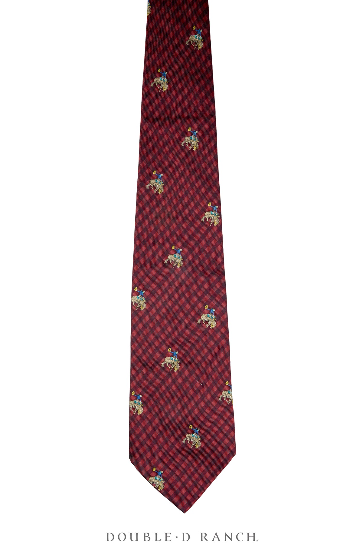 Miscellaneous, Necktie, Western, Equestrian, Vintage, 1291