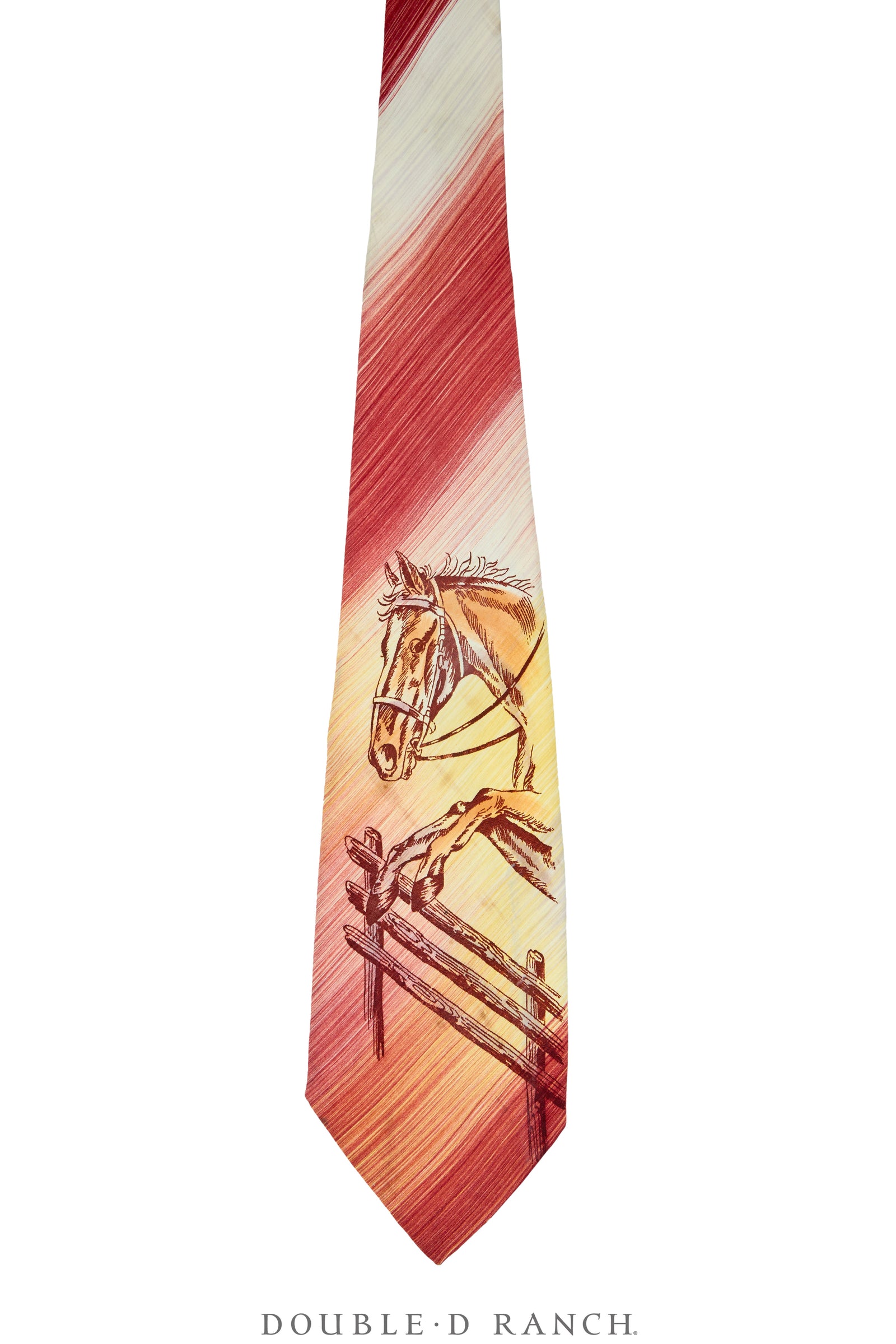 Miscellaneous, Necktie, Western, Hand-Painted, Vintage, 1304