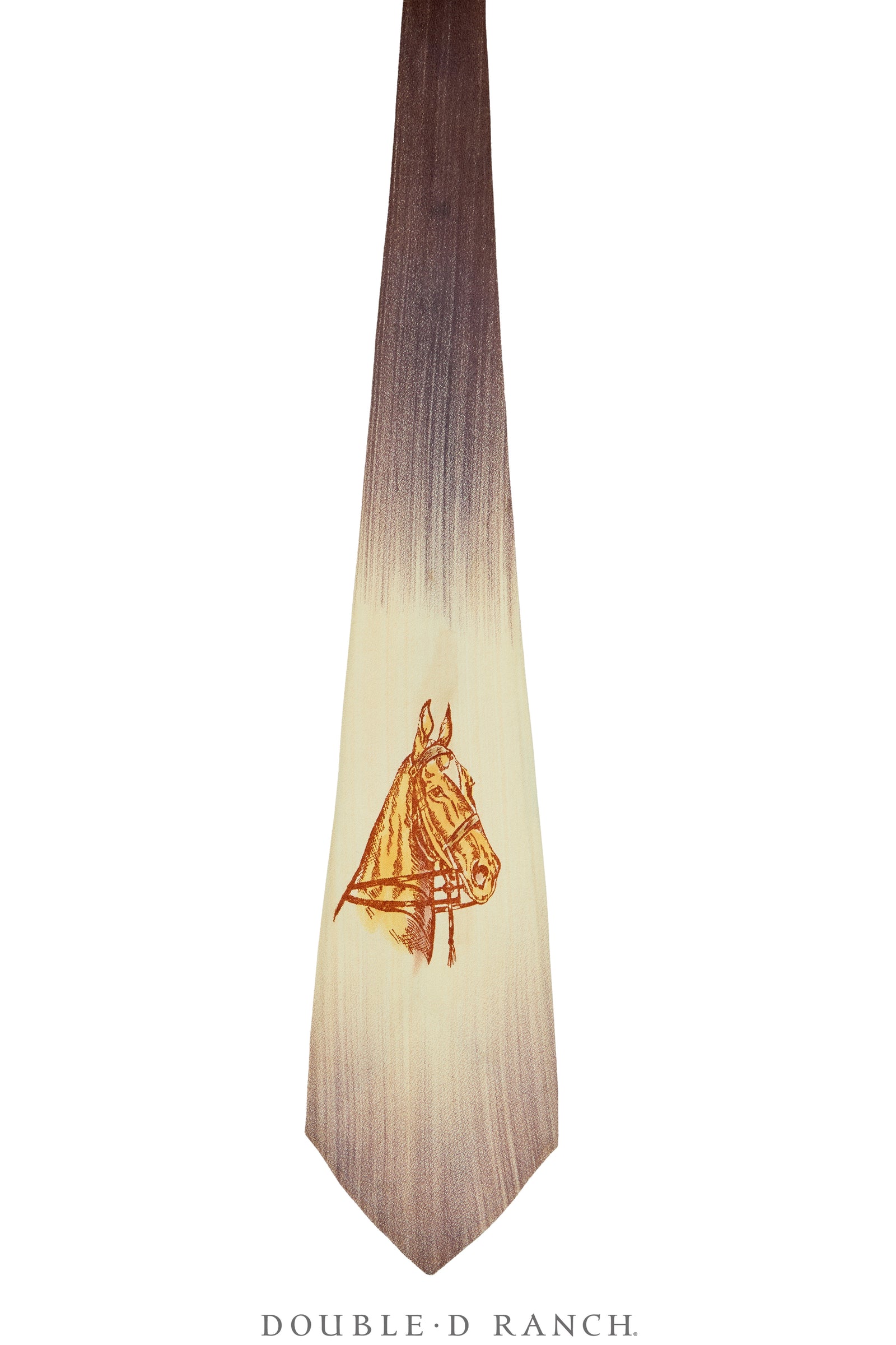 Miscellaneous, Necktie, Western, Hand-Painted, Vintage, 1311