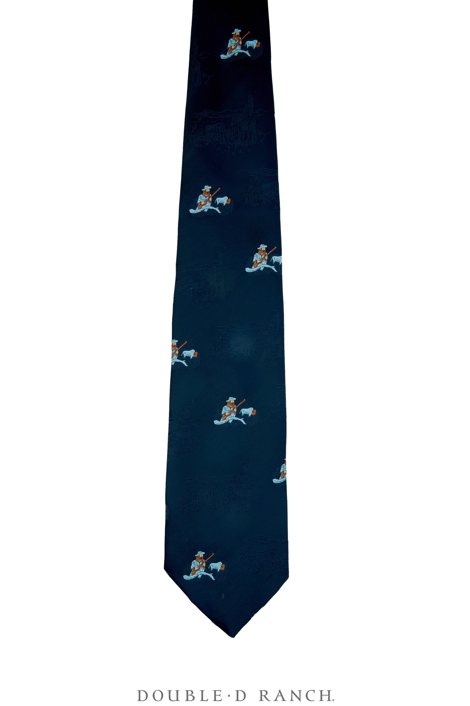 Miscellaneous, Necktie, Western, Equestrian, Vintage, 1318