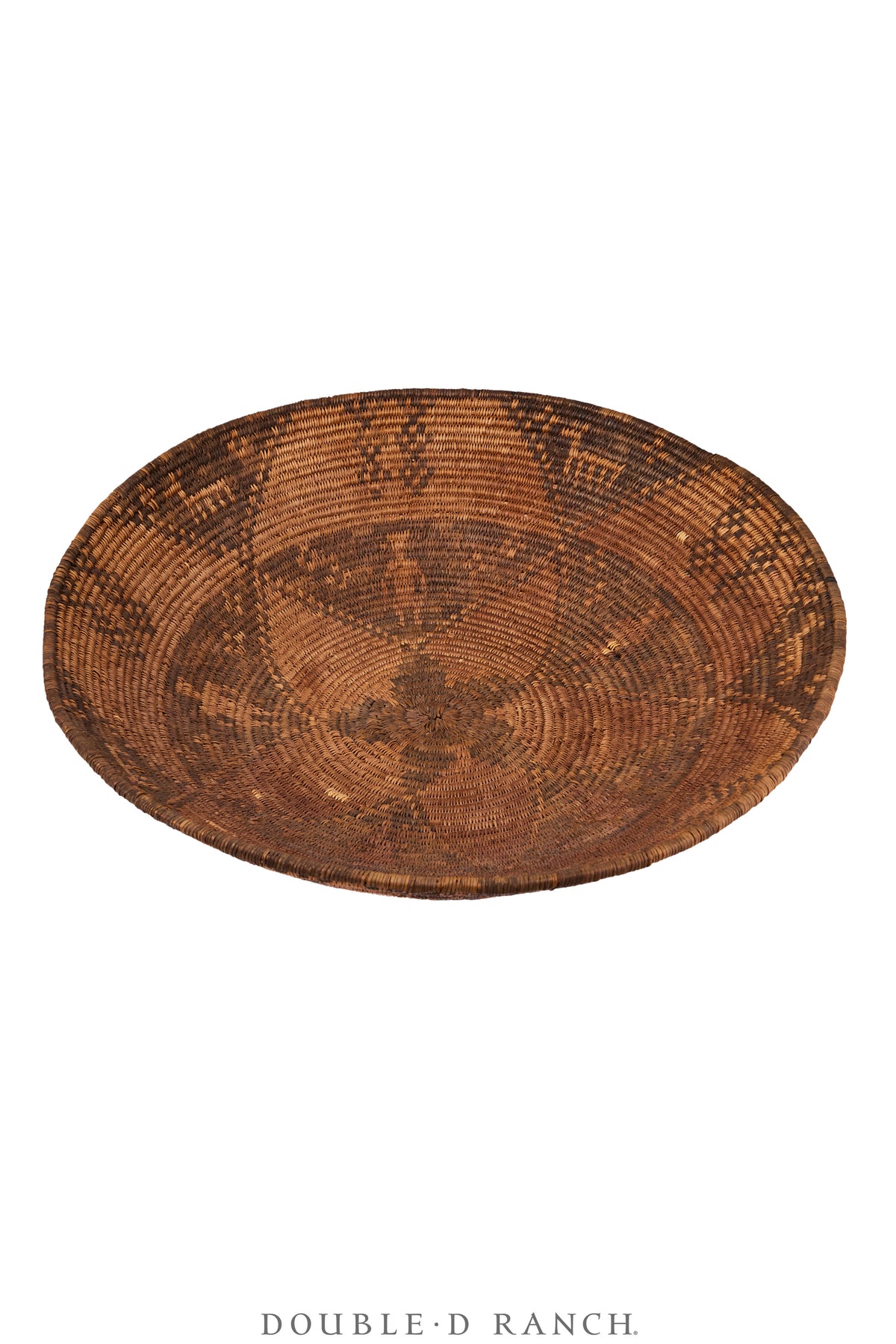 Miscellaneous, Basket, Bowl, Apache, Figural, 16" Vintage Early, 1353