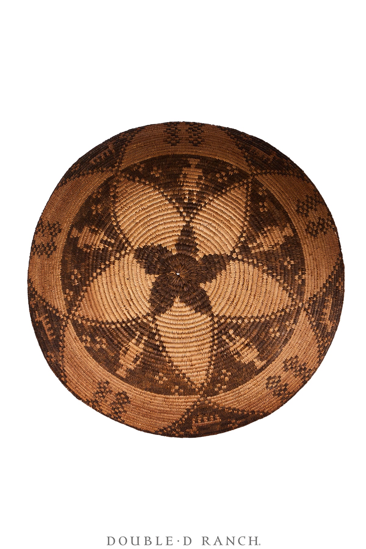 Miscellaneous, Basket, Bowl, Apache, Figural, 16" Vintage Early, 1353