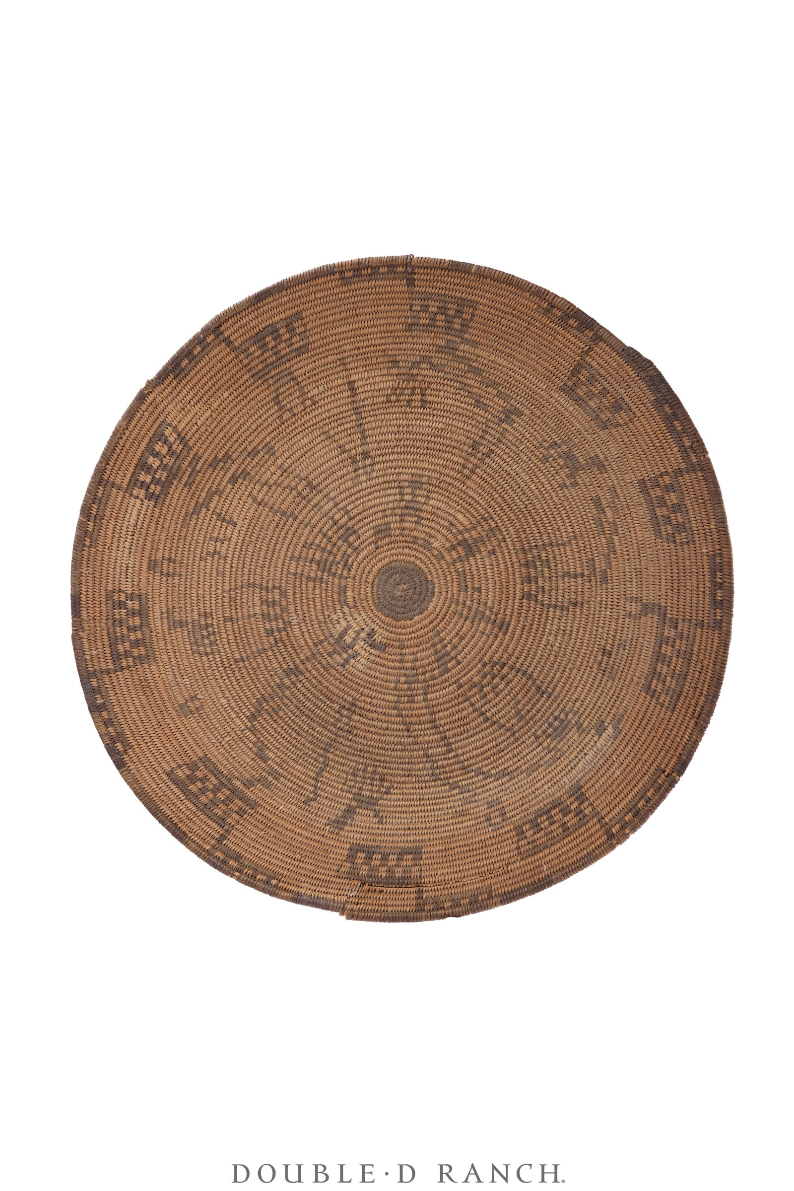 Miscellaneous, Basket, Tray, Apache, Devil's Claw, Antique 1890's, 1202