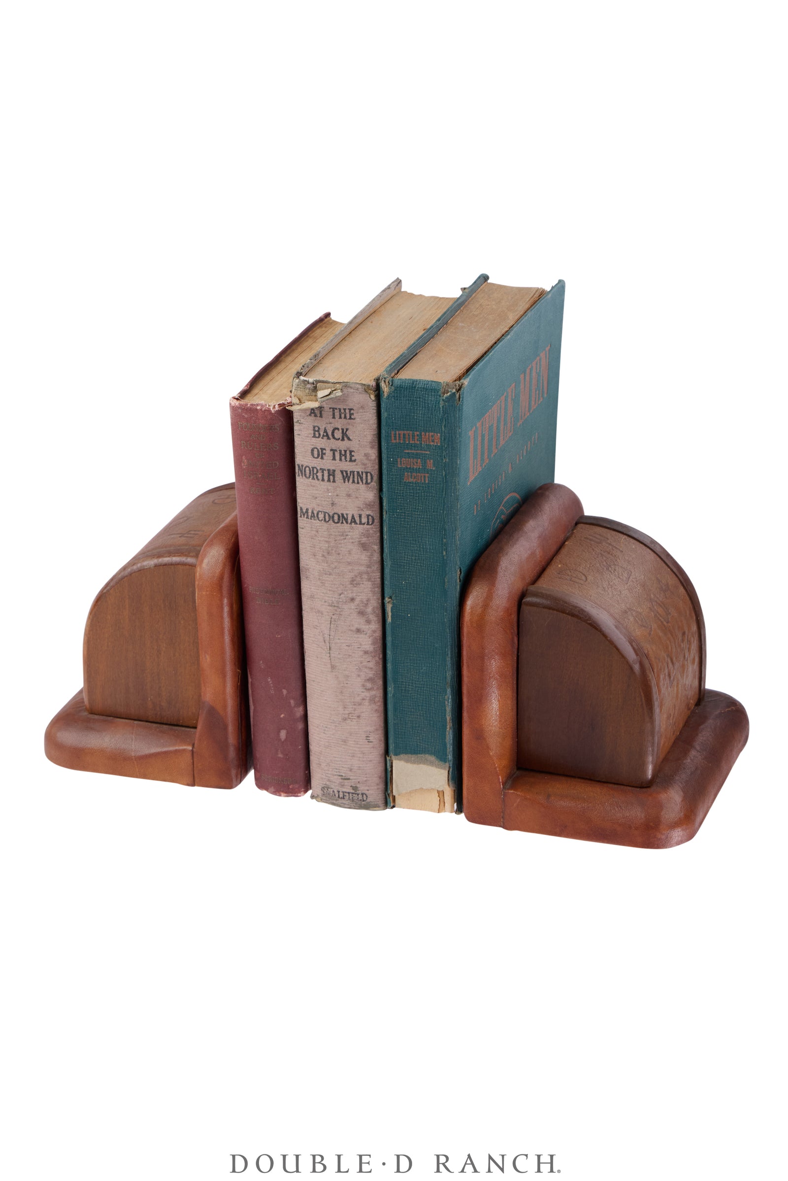 Miscellaneous, Bookends, Western Brands, Wood, Vintage, 1236