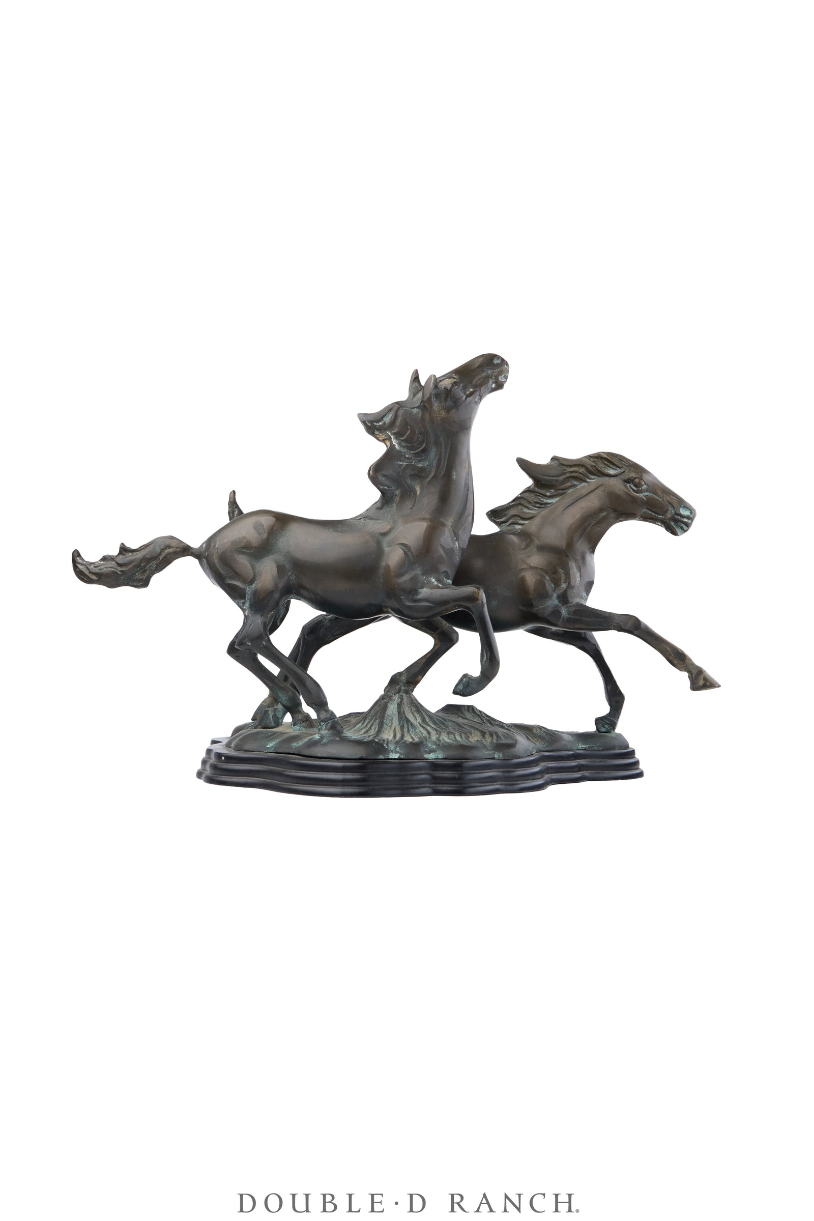 Art, Sculpture, Bronze, Wild Horses, Vintage, 1220