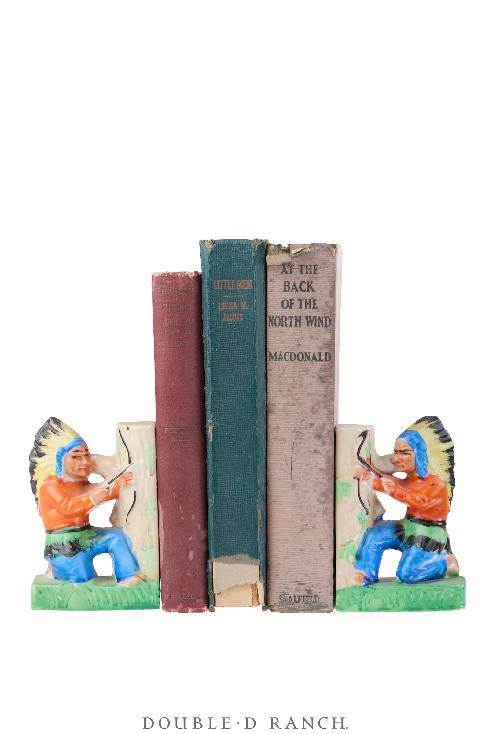 Miscellaneous, Bookends, Native Americans, Porcelain, Vintage ‘50s, 1233