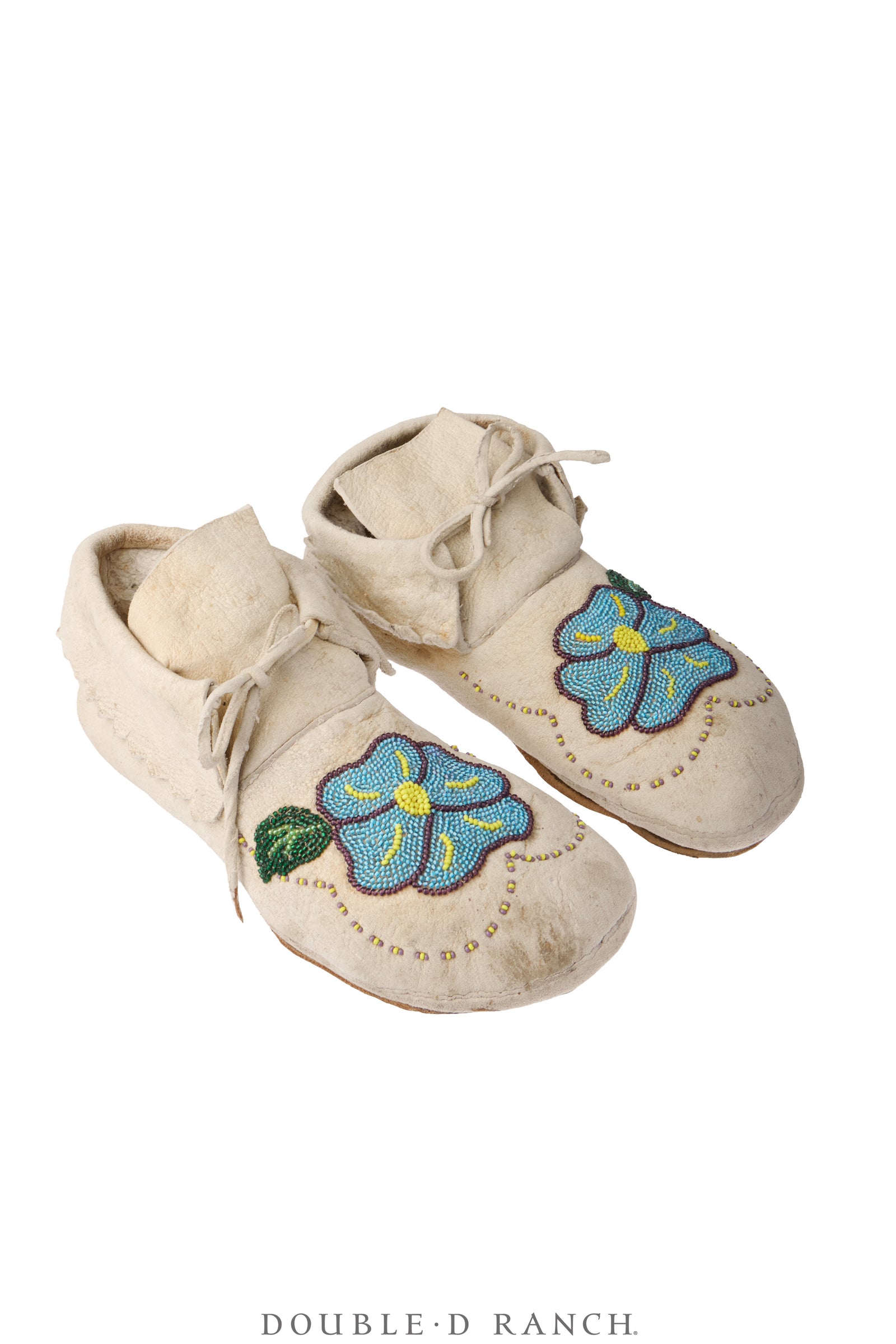 Miscellaneous, Artifact, Moccasins, Beaded, Plains, Vintage, Late 20th Century, 1241