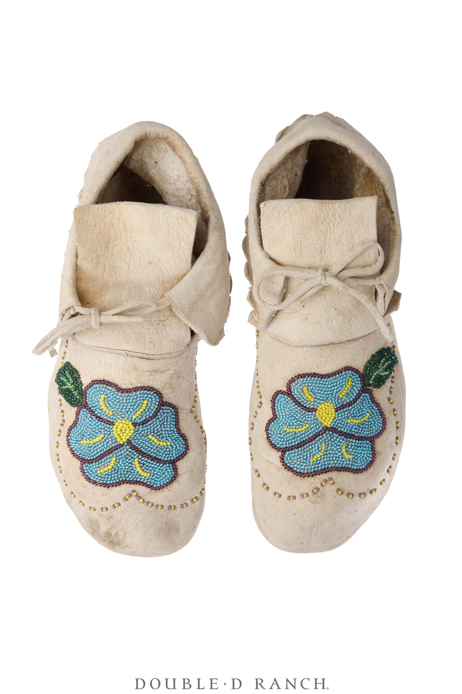 Miscellaneous, Artifact, Moccasins, Beaded, Plains, Vintage, Late 20th Century, 1241