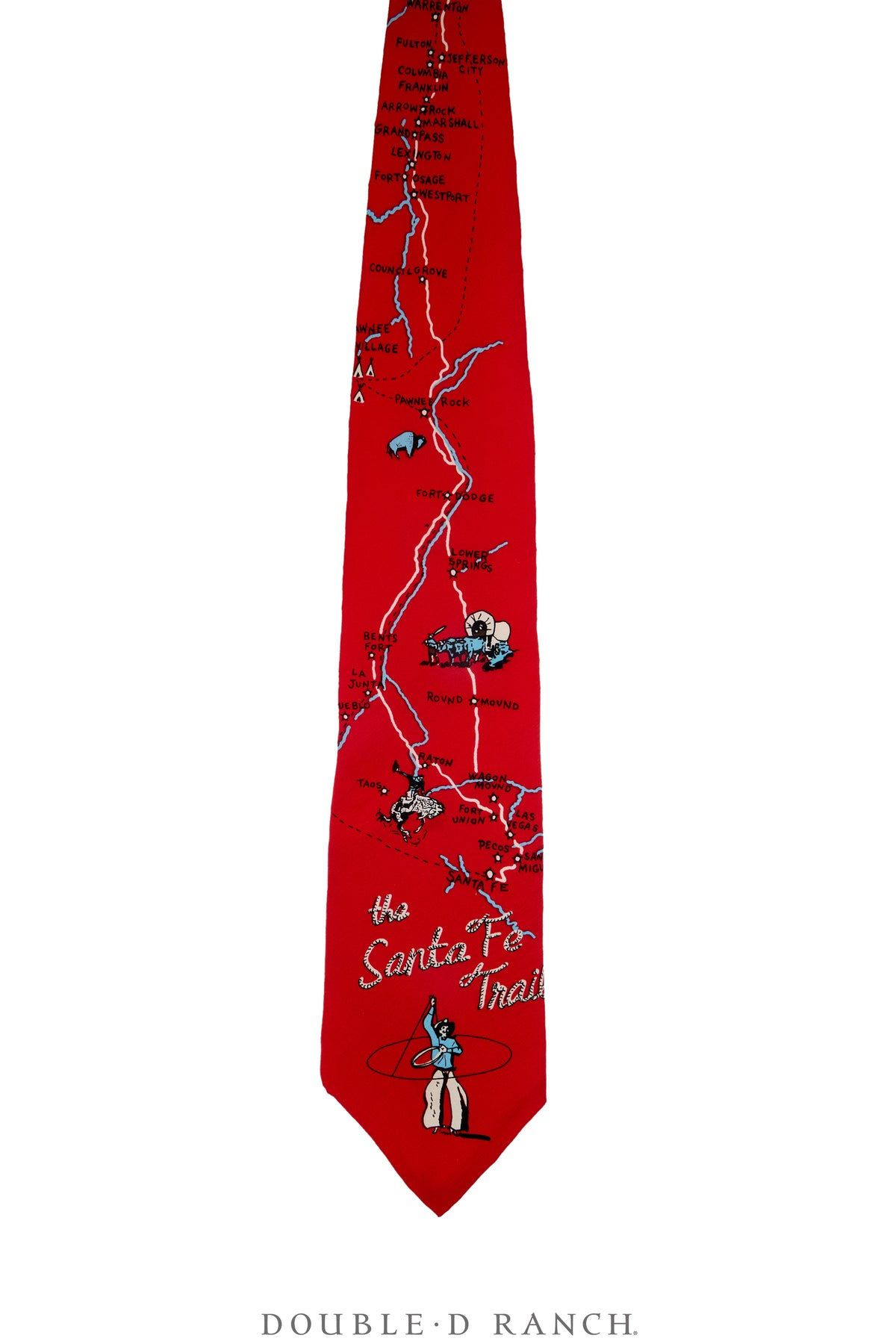 Miscellaneous, Necktie, Western, Equestrian, Vintage, 1270