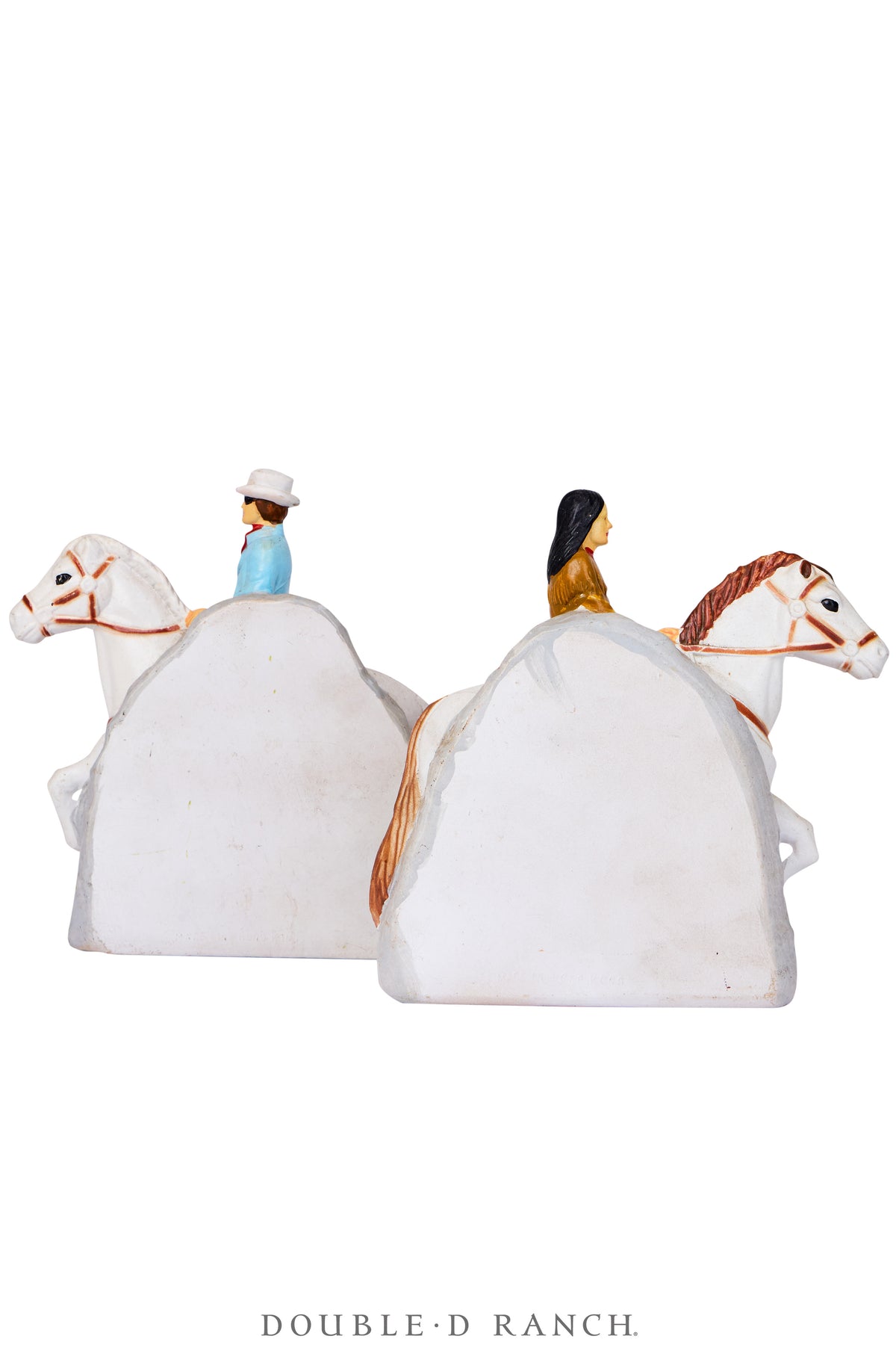 Miscellaneous, Bookends, Lone Ranger & Tonto, Porcelain, Vintage ‘50s, 1354