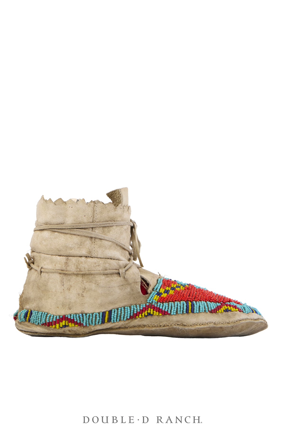 Miscellaneous, Artifact, Moccasins, Beaded, Plain, Vintage, ‘20s, 1371