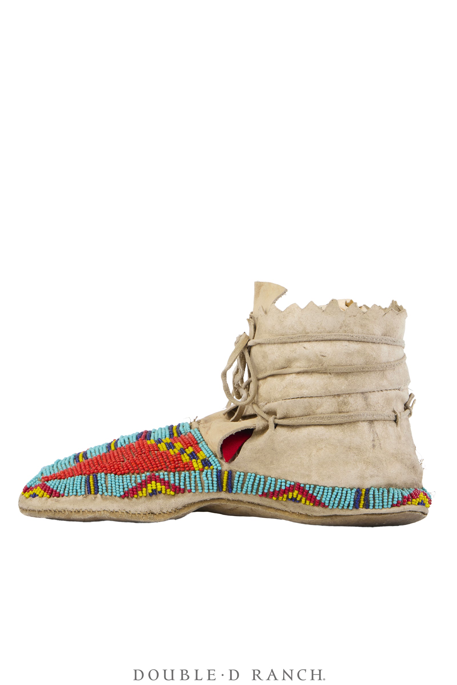 Miscellaneous, Artifact, Moccasins, Beaded, Plain, Vintage, ‘20s, 1371