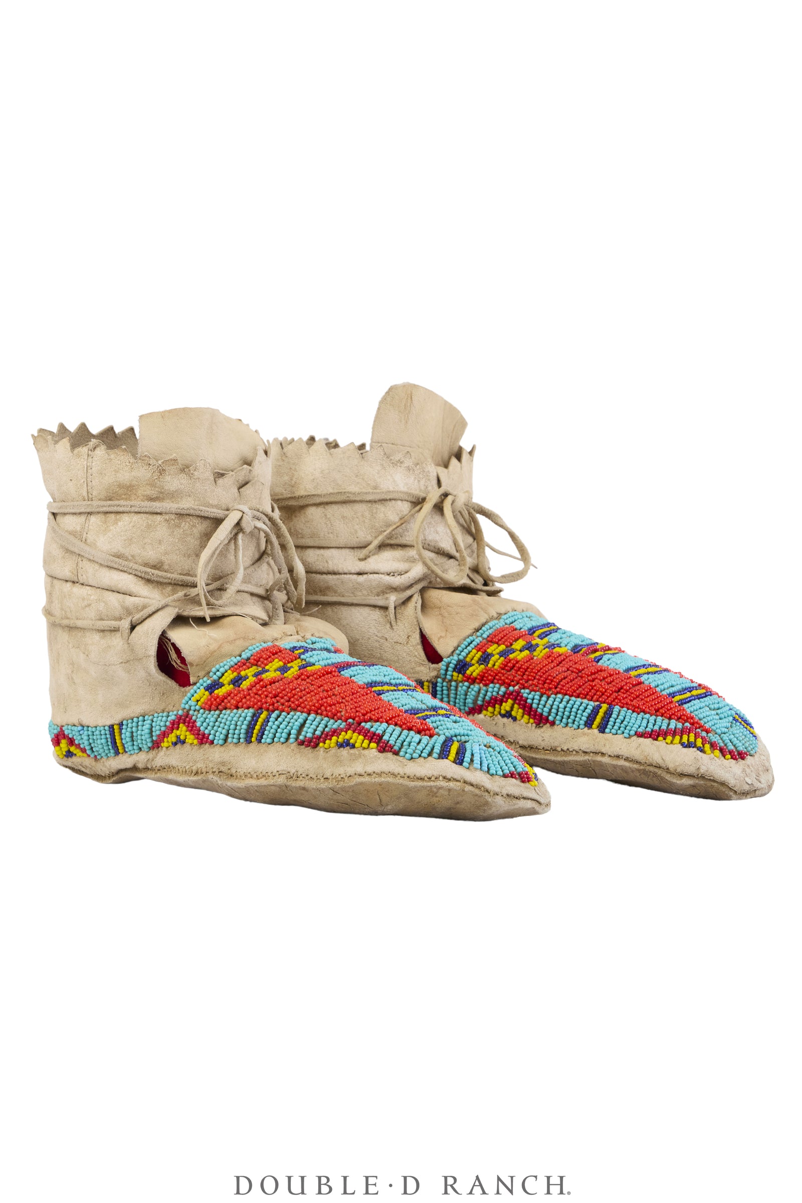 Miscellaneous, Artifact, Moccasins, Beaded, Plain, Vintage, ‘20s, 1371
