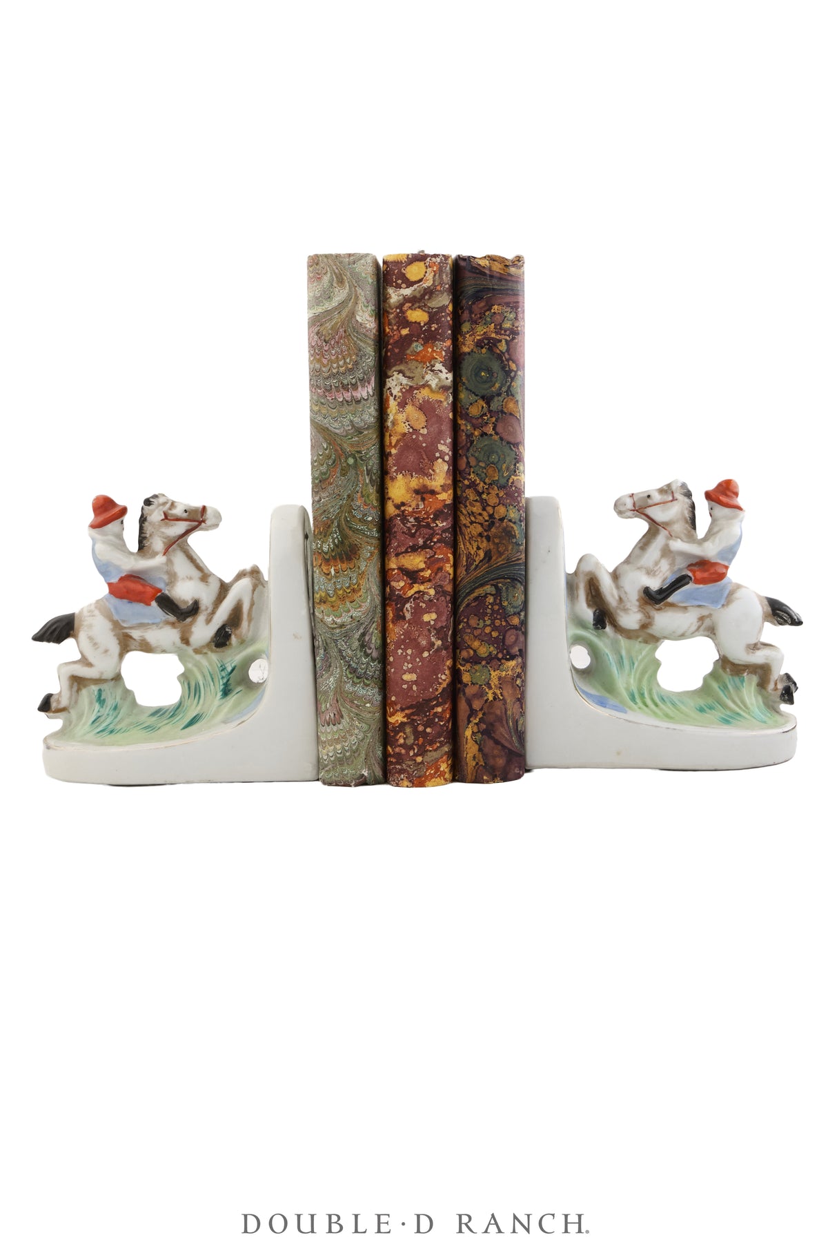 Miscellaneous, Bookends, Cowboys, Porcelain, Vintage, 1427