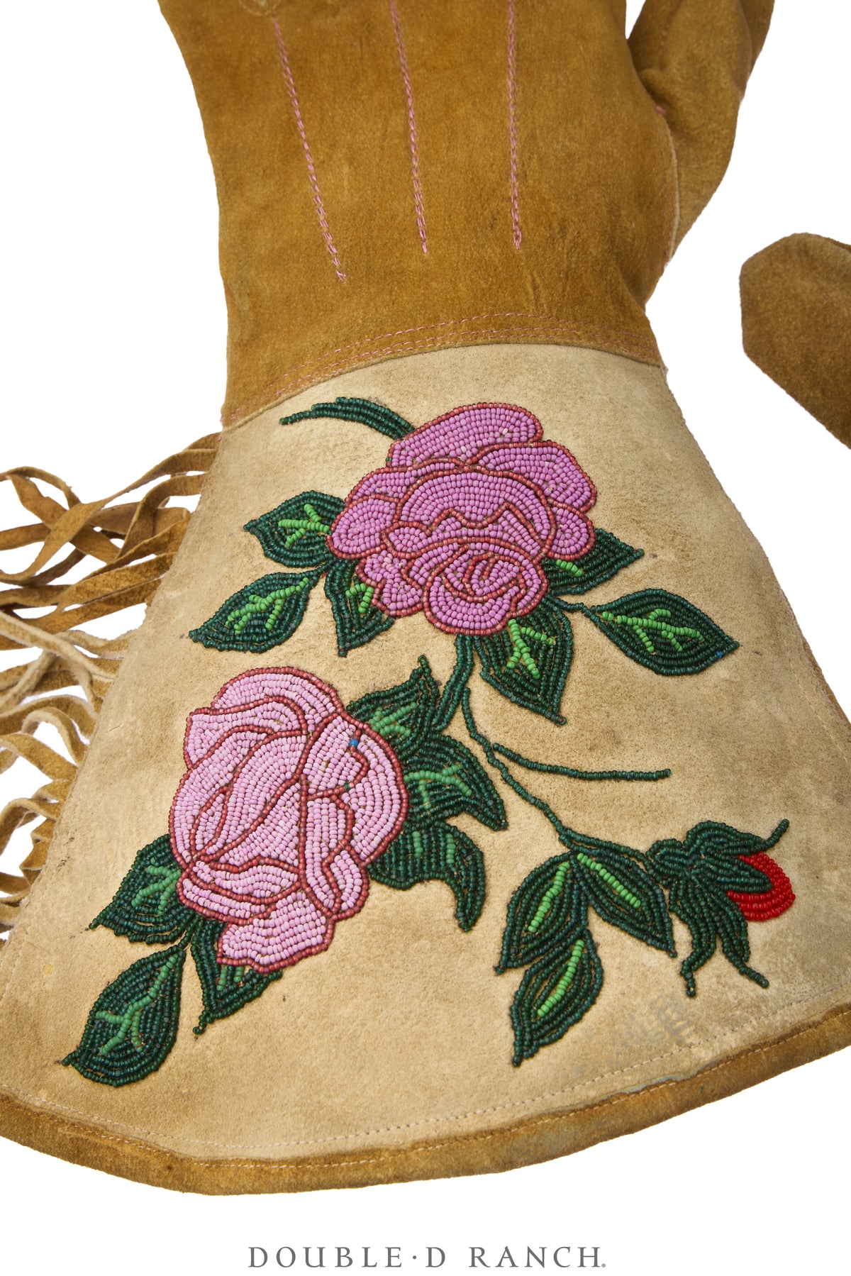 Miscellaneous, Gauntlets, Beaded Plains, Floral, Vintage ‘30s, 1439