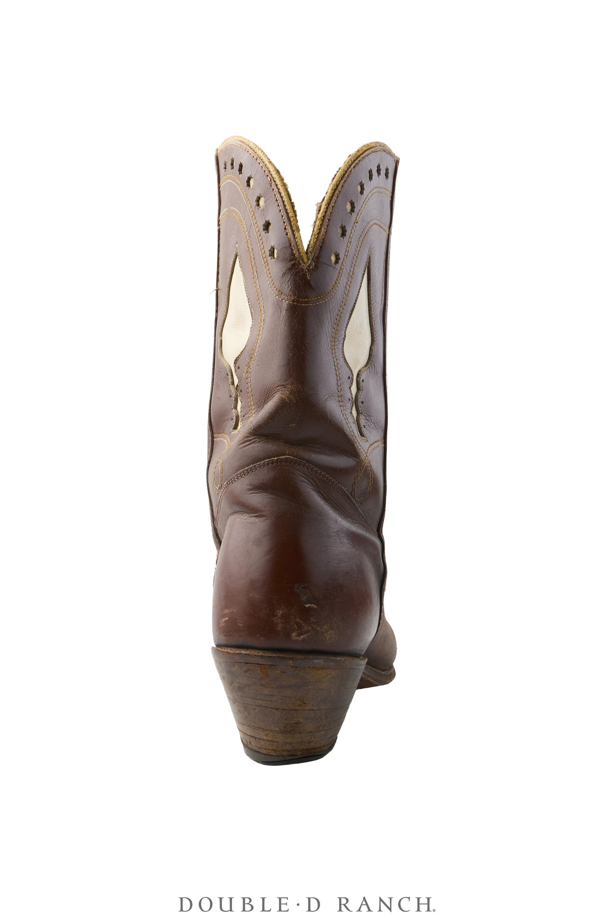 Boot, Vintage, Underlay, Stylized Spade, Snub Nose, Vintage, 1446