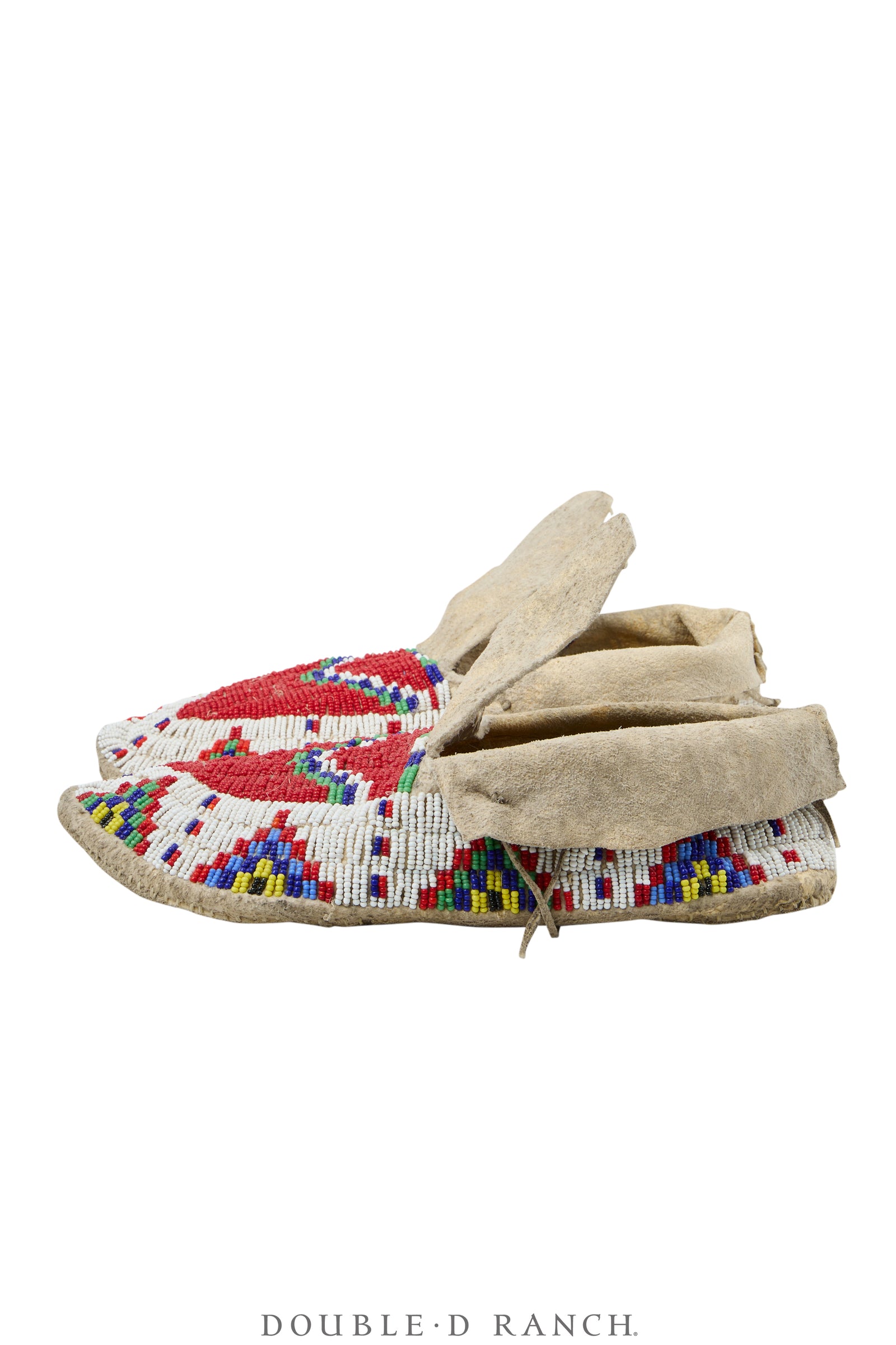 Miscellaneous, Artifact, Moccasins, Beaded, Northern Plains, Vintage, 1409