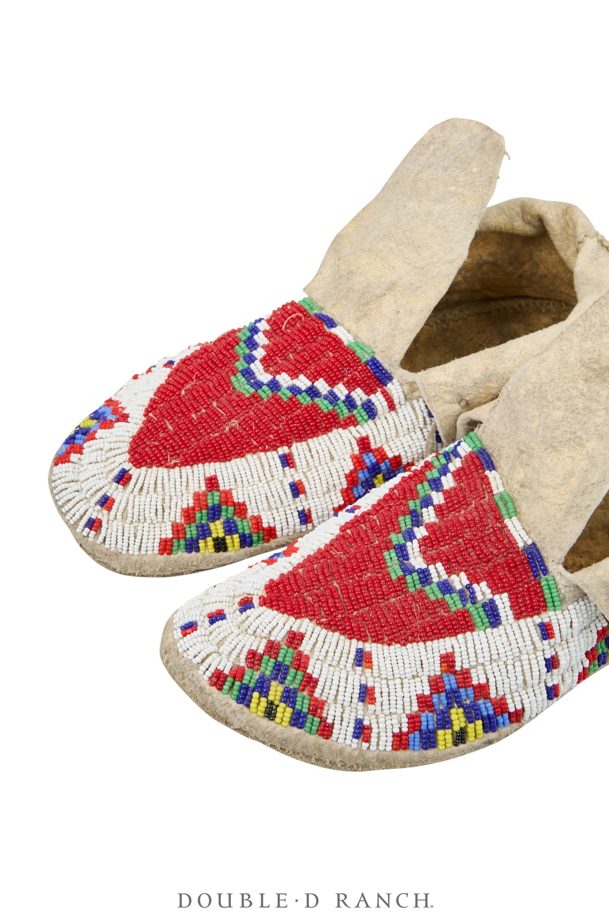 Miscellaneous, Artifact, Moccasins, Beaded, Northern Plains, Vintage, 1409