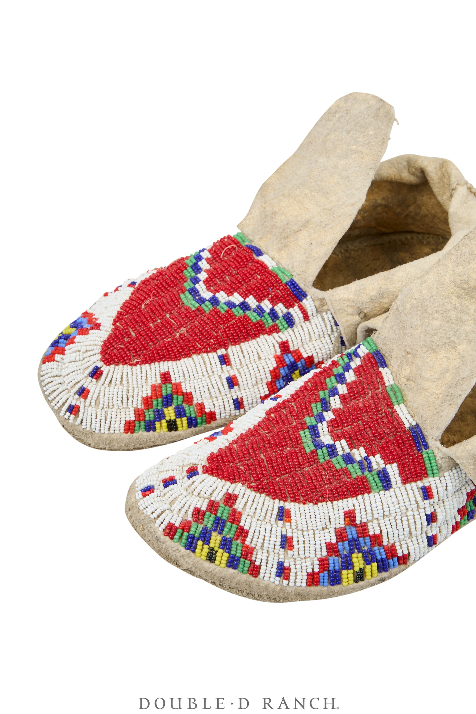 Miscellaneous, Artifact, Moccasins, Beaded, Northern Plains, Vintage, 1409