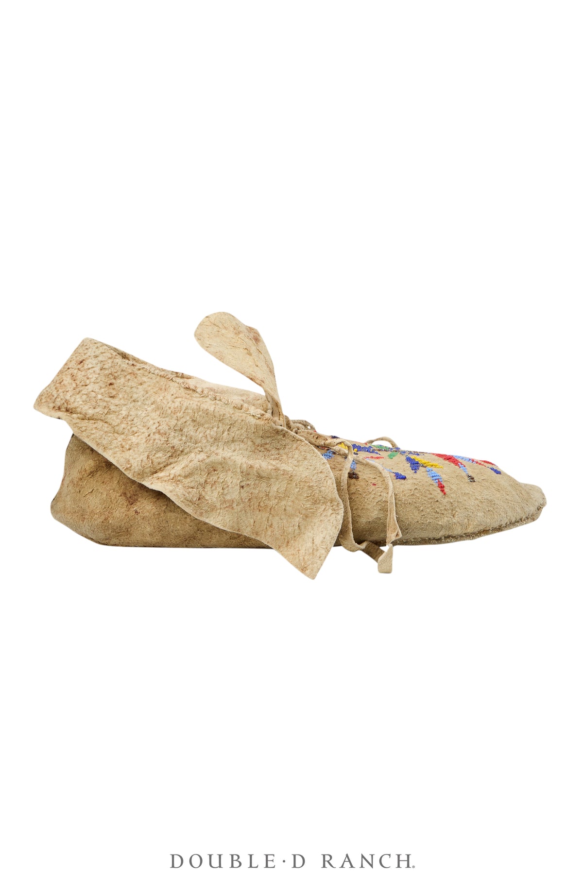 Miscellaneous, Artifact, Moccasins, Beaded, Santee Sioux, Vintage, 1410