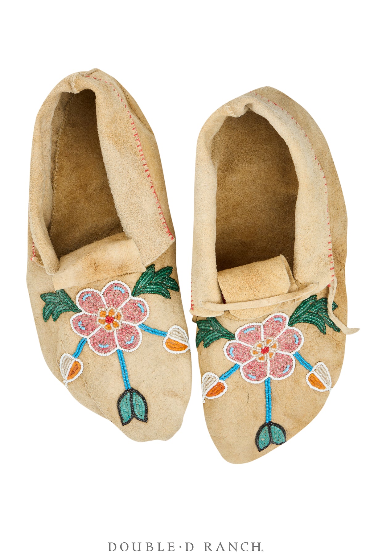 Miscellaneous, Artifact, Moccasins, Beaded, Woodlands, Vintage, 1411