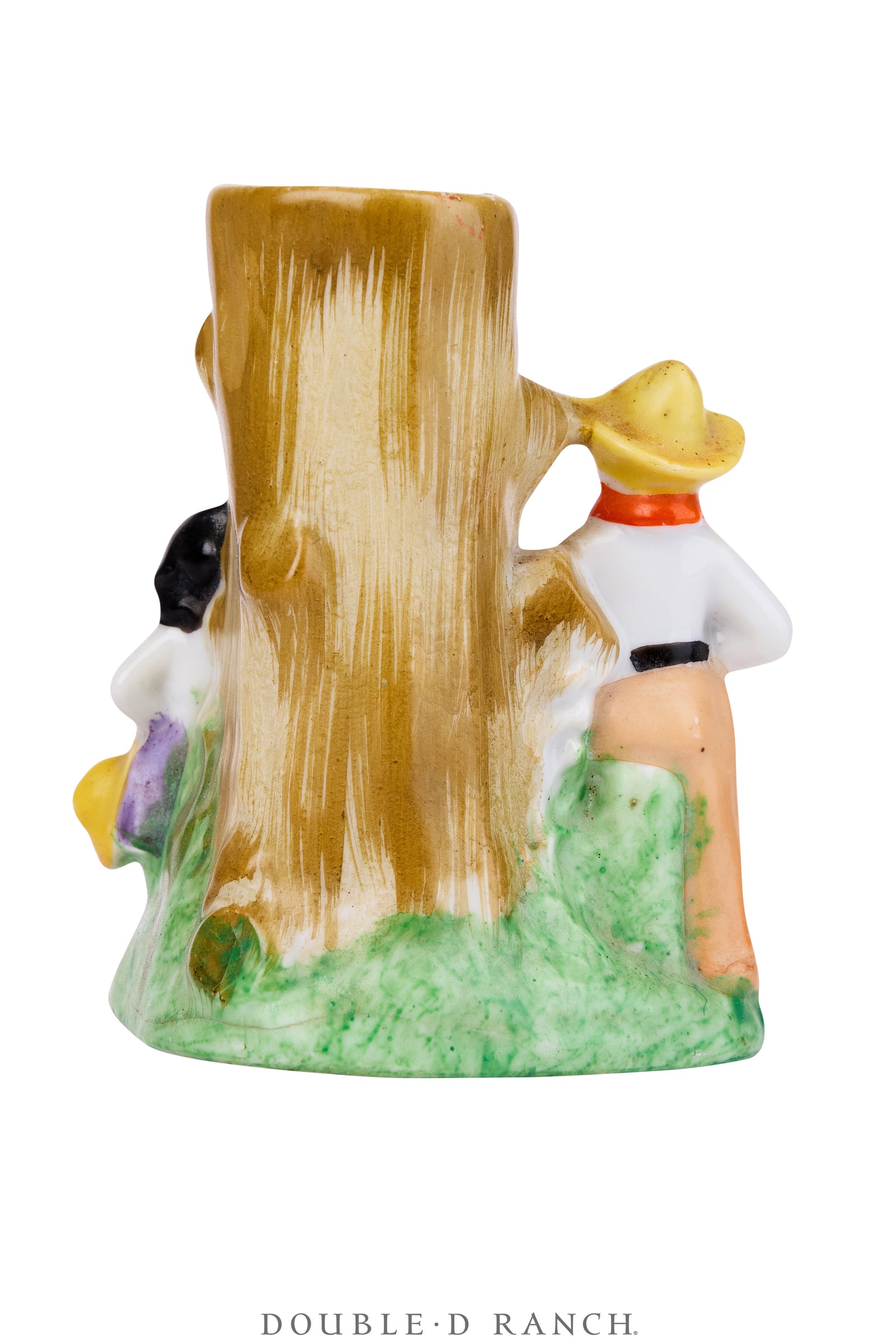 Miscellaneous, Tschoskys, Porcelain, Cowboy & Cowgirl Vase 4 ¼", Vintage ‘50s, 1387