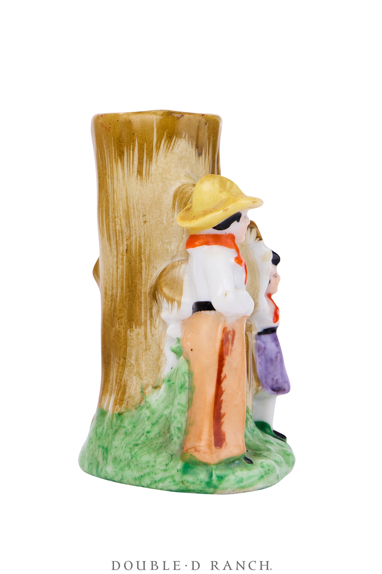 Miscellaneous, Tschoskys, Porcelain, Cowboy & Cowgirl Vase 4 ¼", Vintage ‘50s, 1387