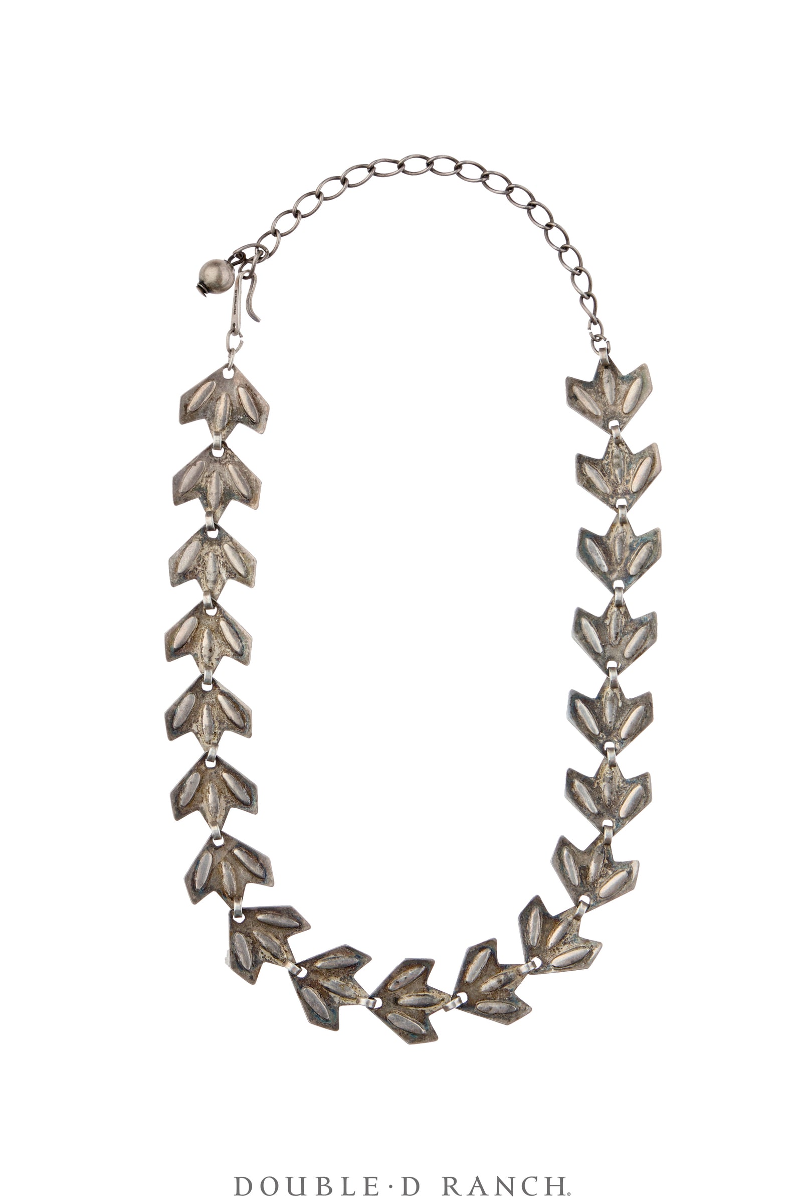 Necklace, Concho, Sterling Silver & Turquoise, Hallmark, Vintage, 3925