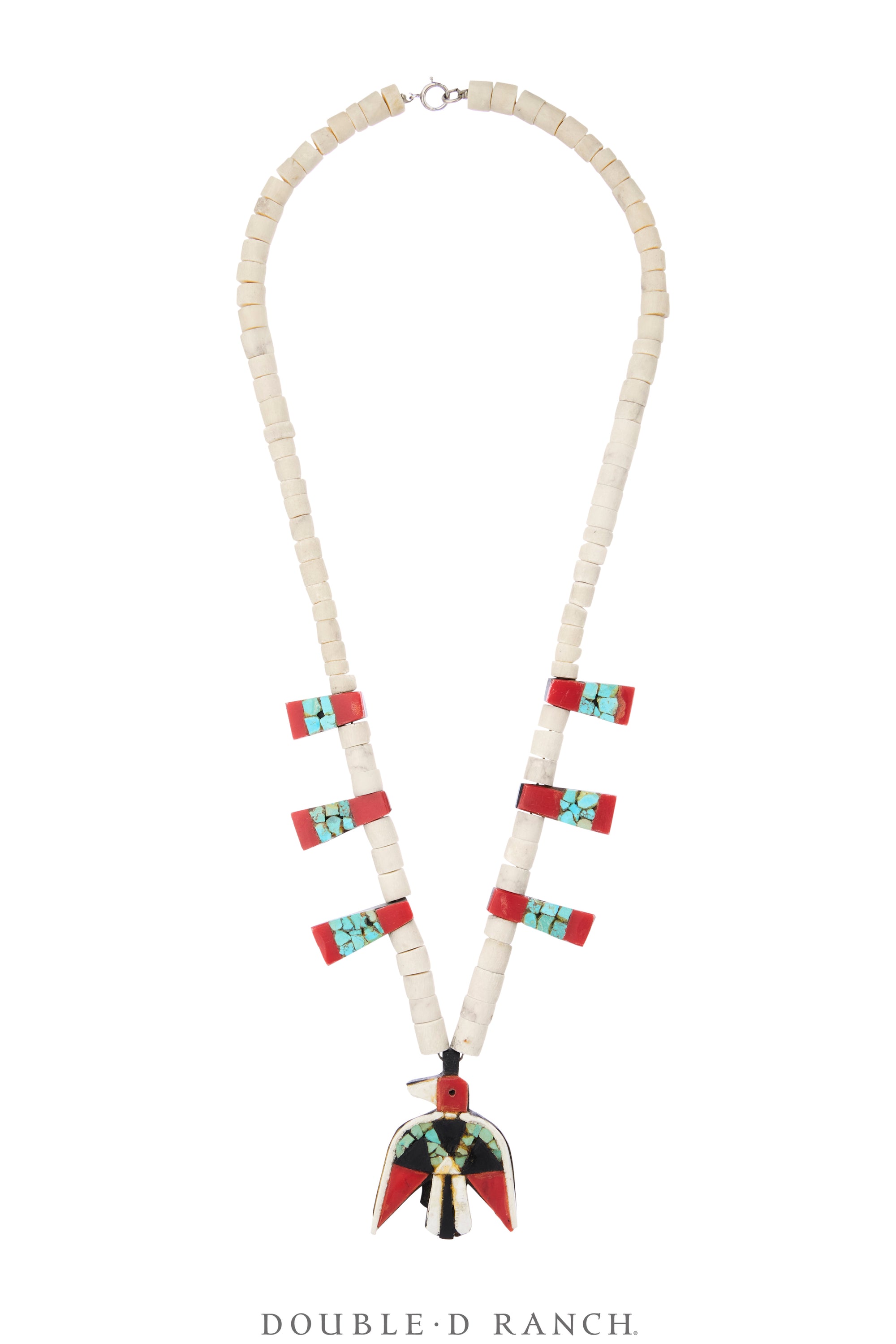 Necklace & Earring Set, Thunderbird, Santo Domingo, Depression, Vintag