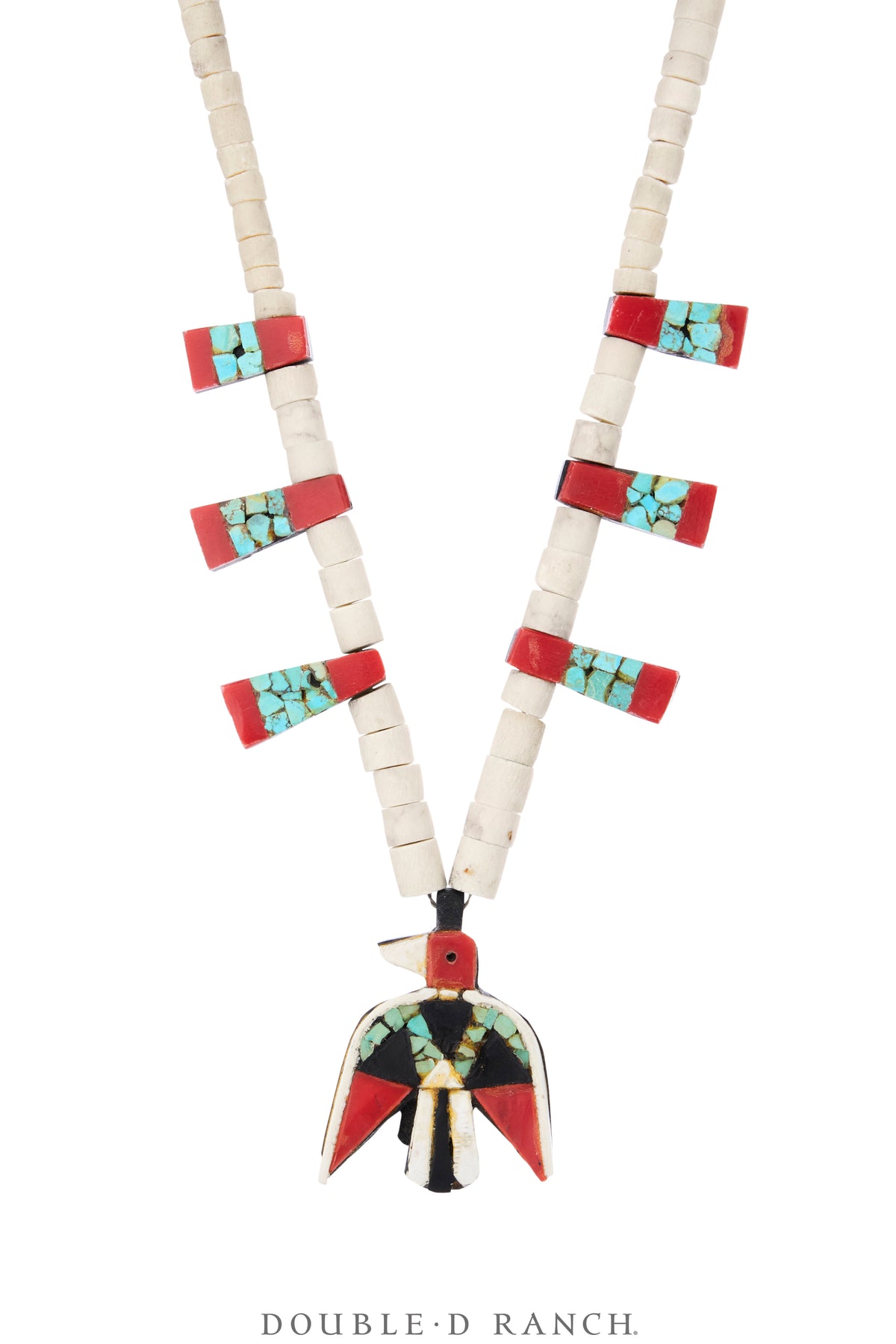 Necklace & Earring Set, Thunderbird, Santo Domingo, Depression, Vintage, 3960