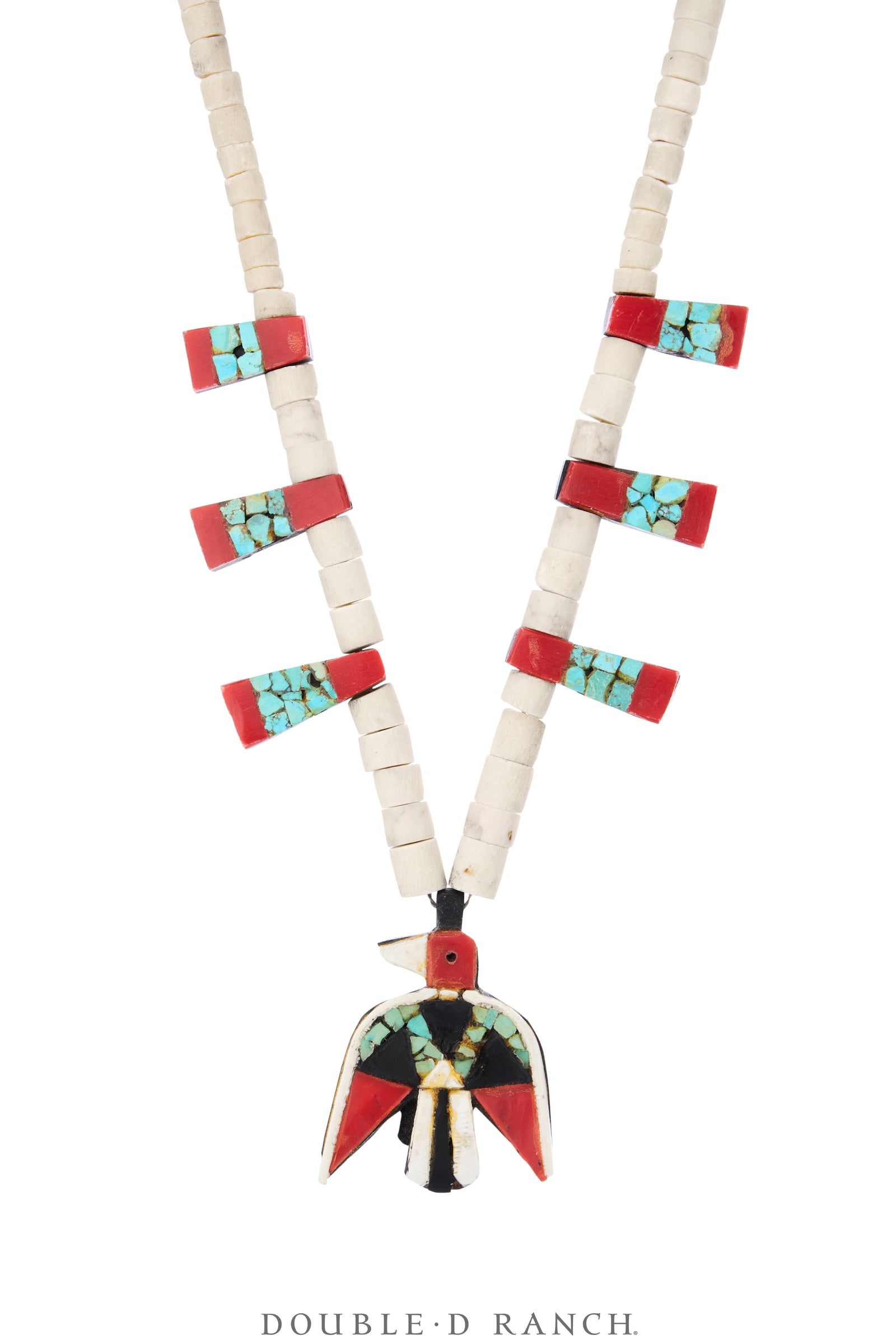 Necklace & Earring Set, Thunderbird, Santo Domingo, Depression, Vintage, 3960