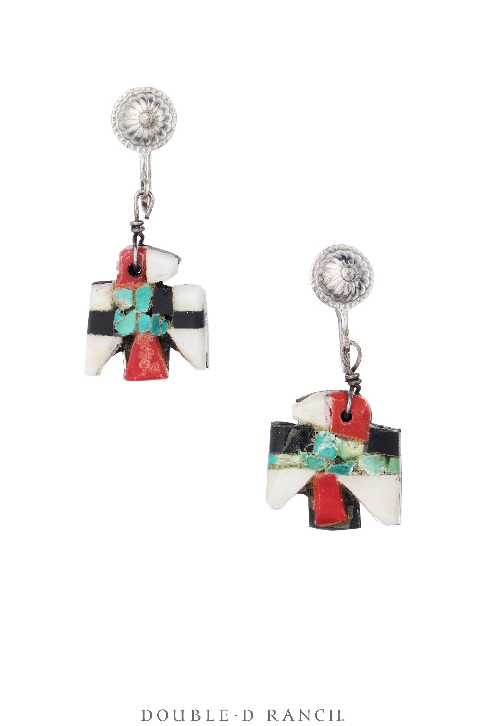 Necklace & Earring Set, Thunderbird, Santo Domingo, Depression, Vintage, 3960