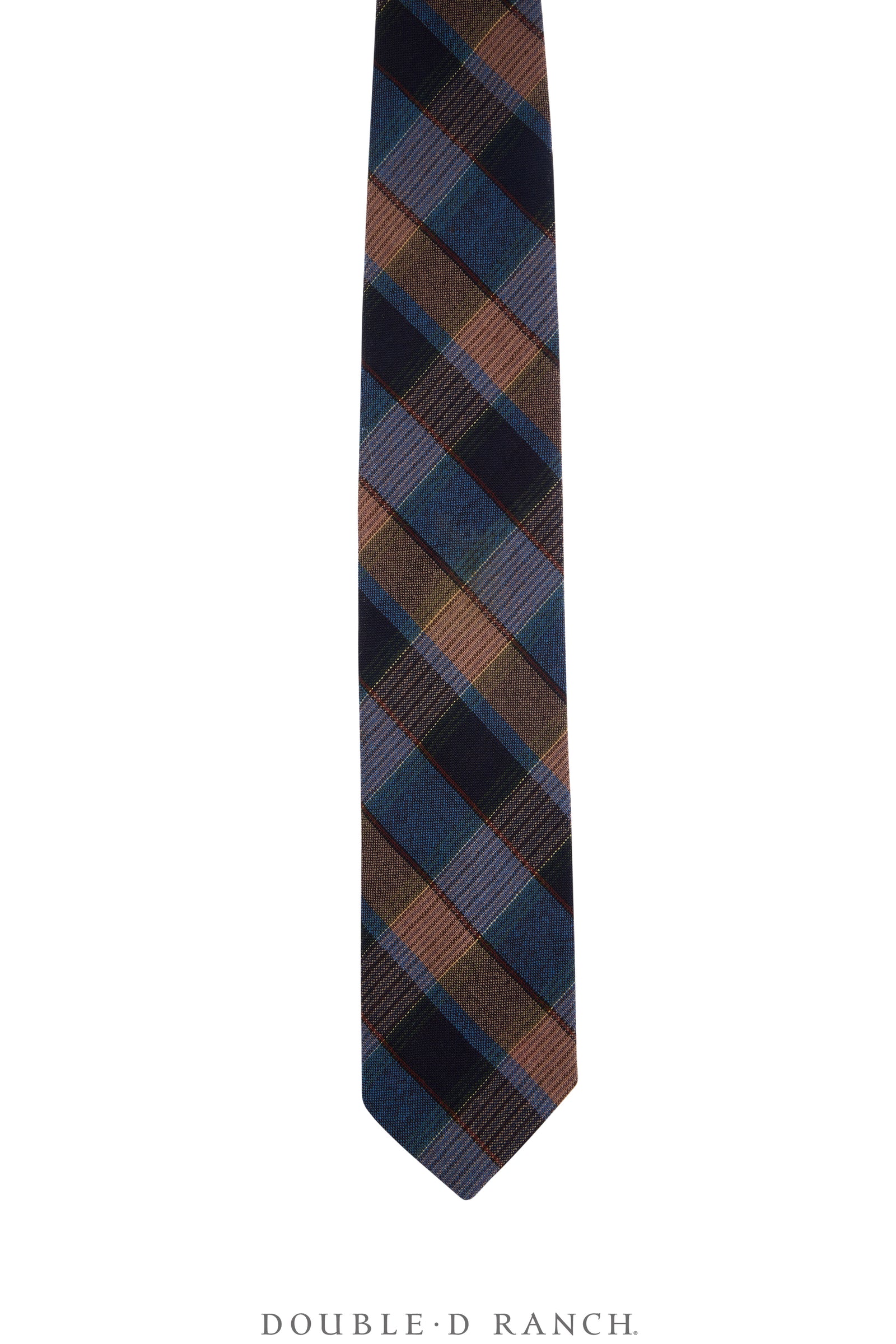 Necktie, Geometric, Plaid, Textured, Vintage, 1390