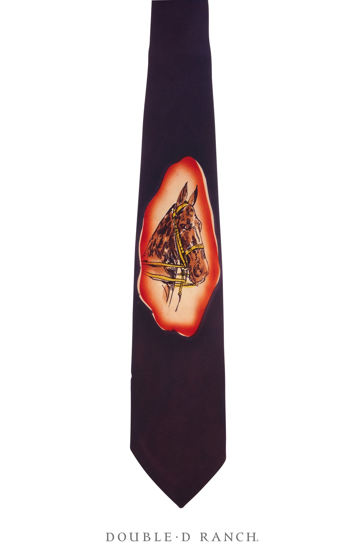 Necktie, Western, Printed, Vintage, 1392