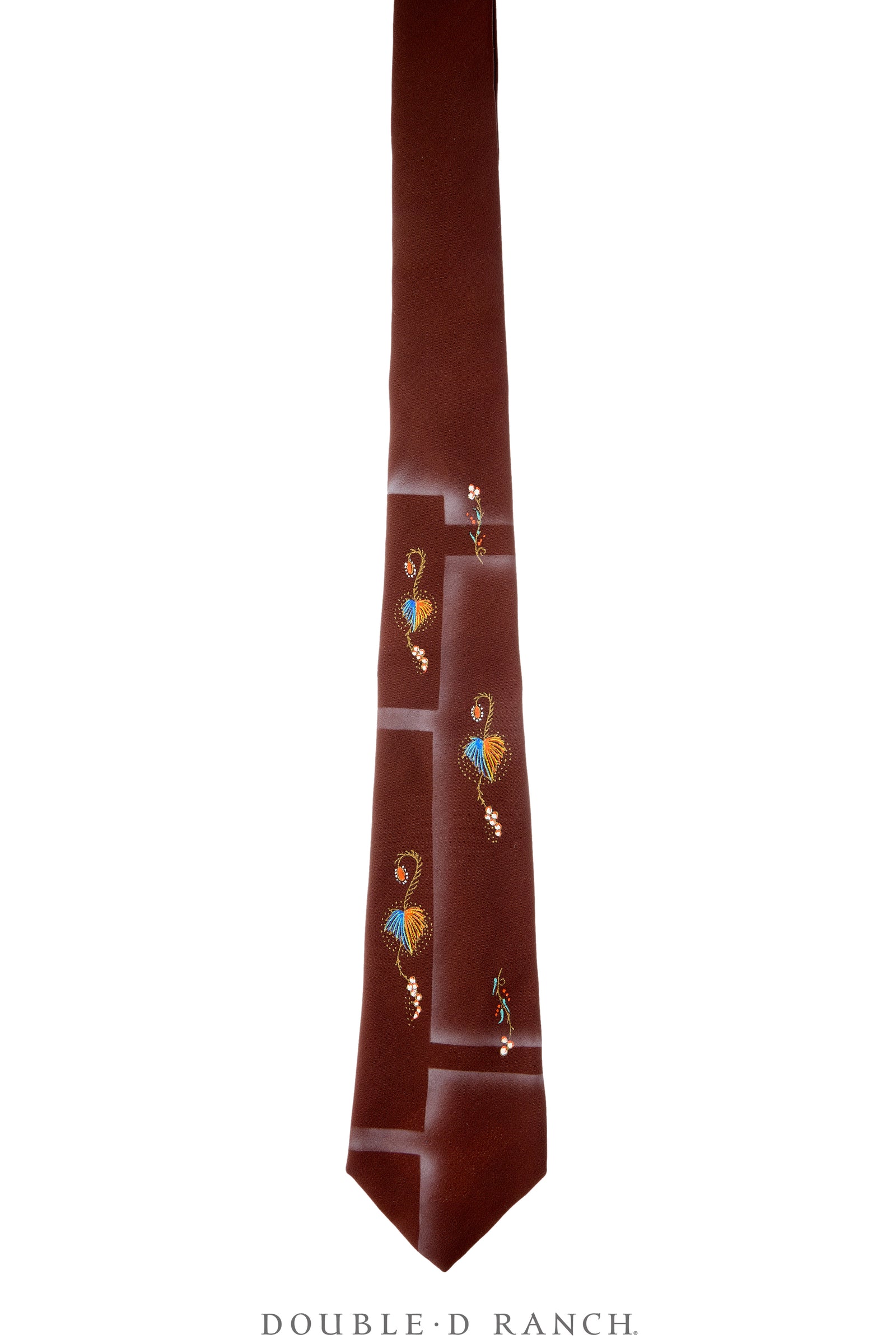 Necktie, Western, Handpainted, Vintage ‘50s, 1413