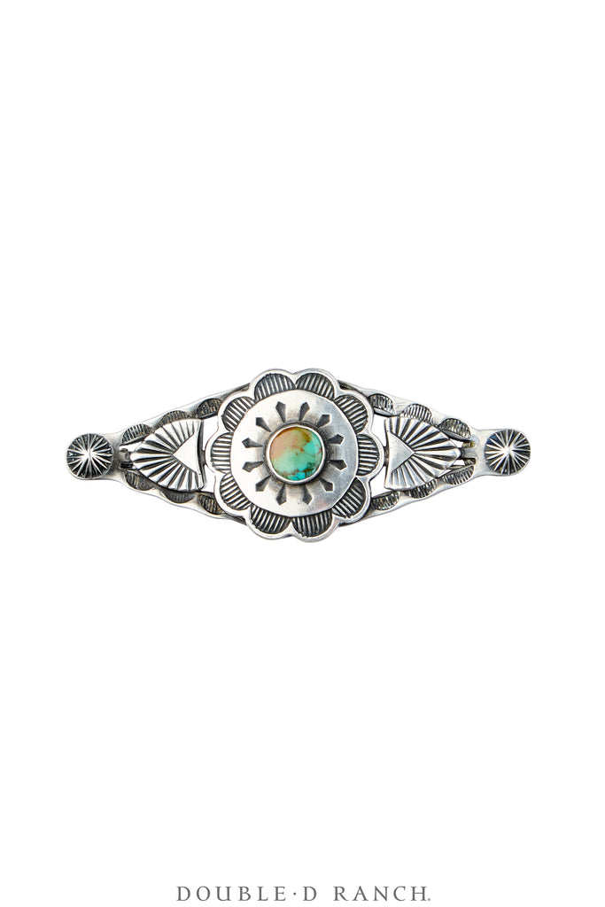 Pin, Fred Harvey Railroad Era, Turquoise, Vintage 40s, 1301