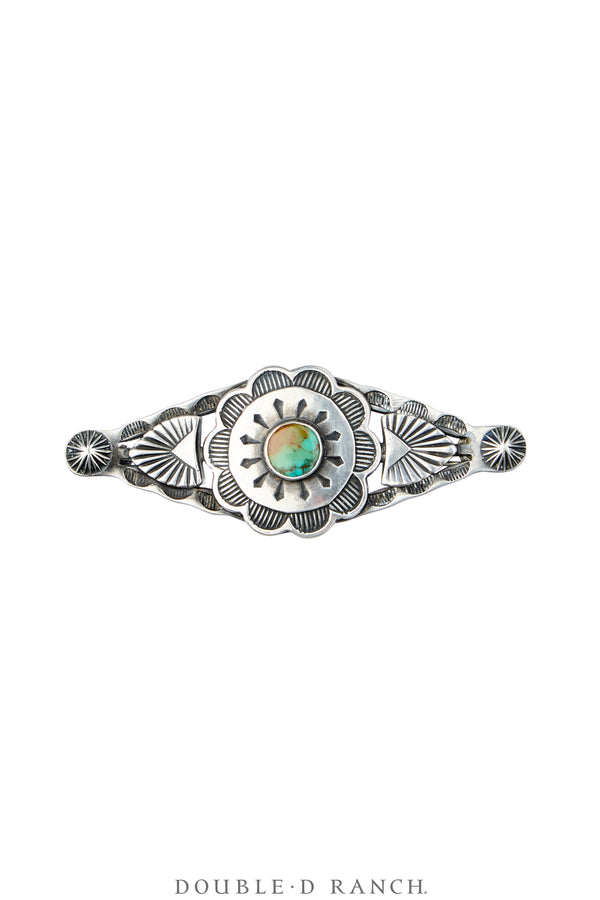 Pin, Fred Harvey Railroad Era, Turquoise, Vintage 40s, 1301