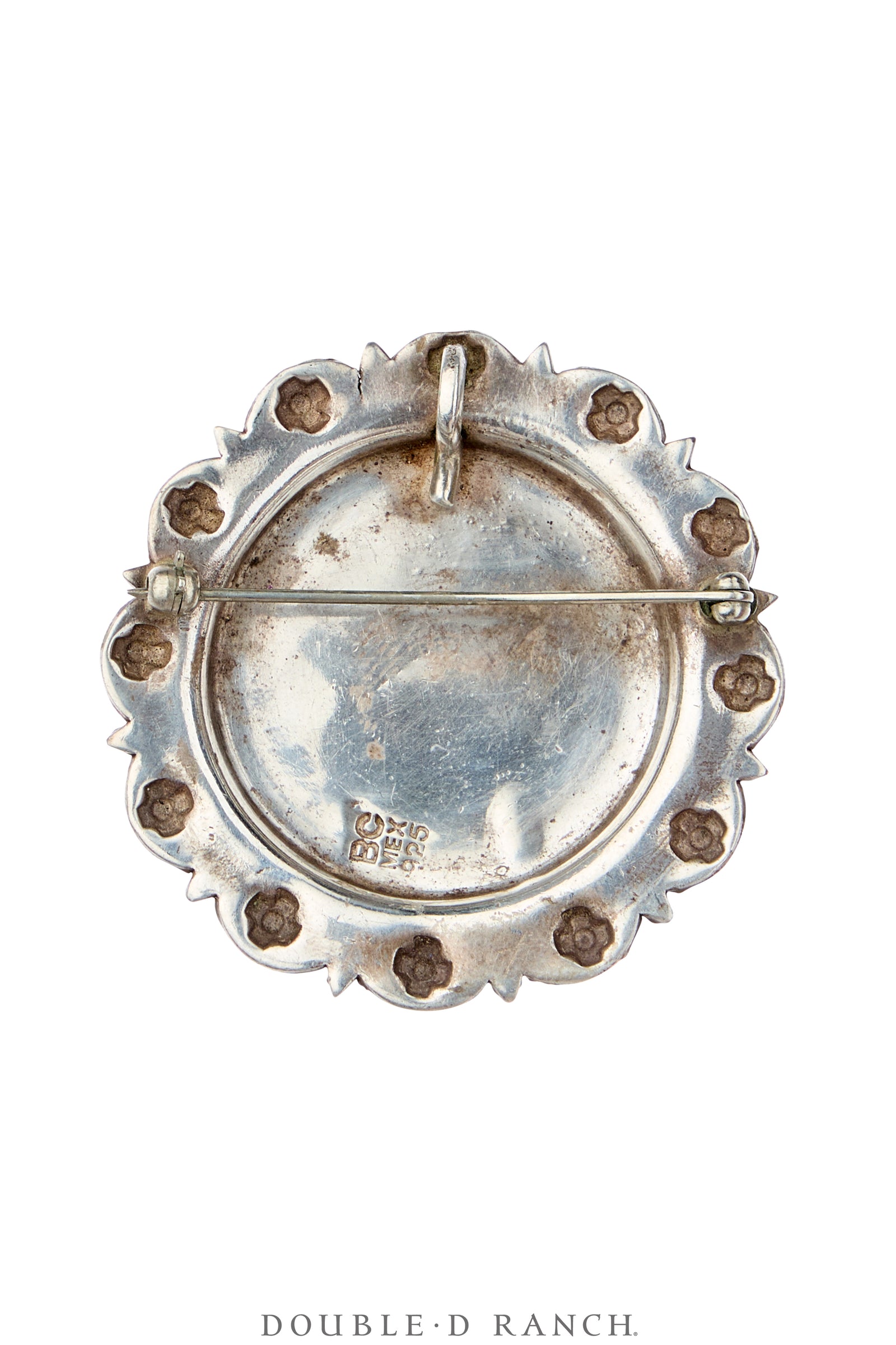 Pin & Pendant, Novelty, Sterling Silver, Longhorn, Hallmark, Vintage, 1300