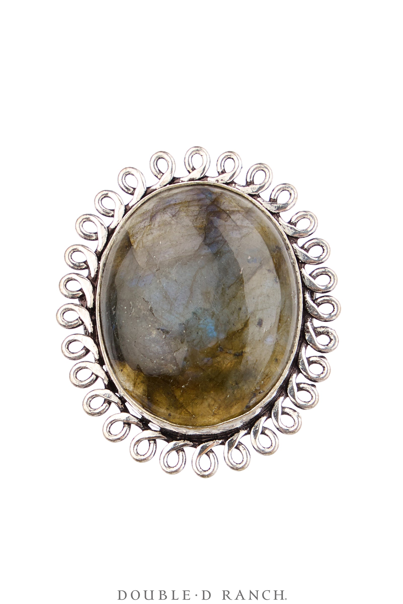 Ring, Statement, Labradorite, Hallmark, Vintage, 2030