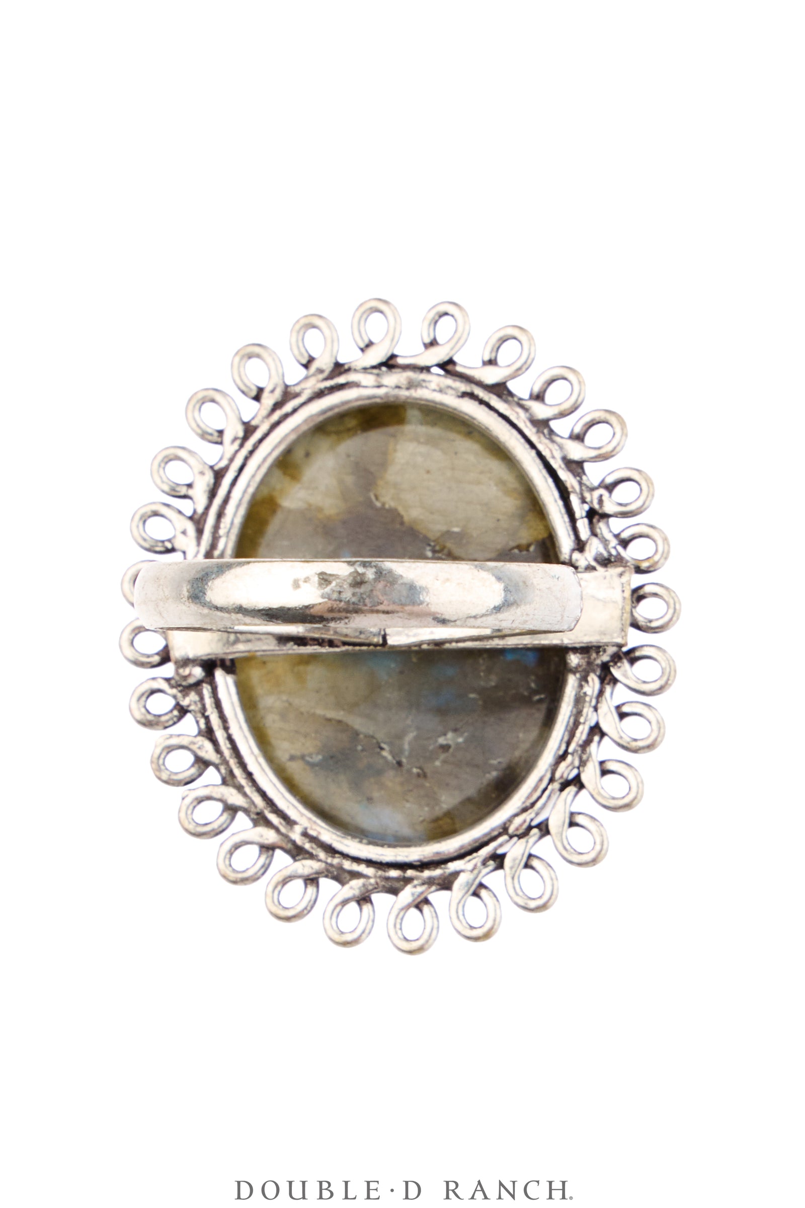 Ring, Statement, Labradorite, Hallmark, Vintage, 2030