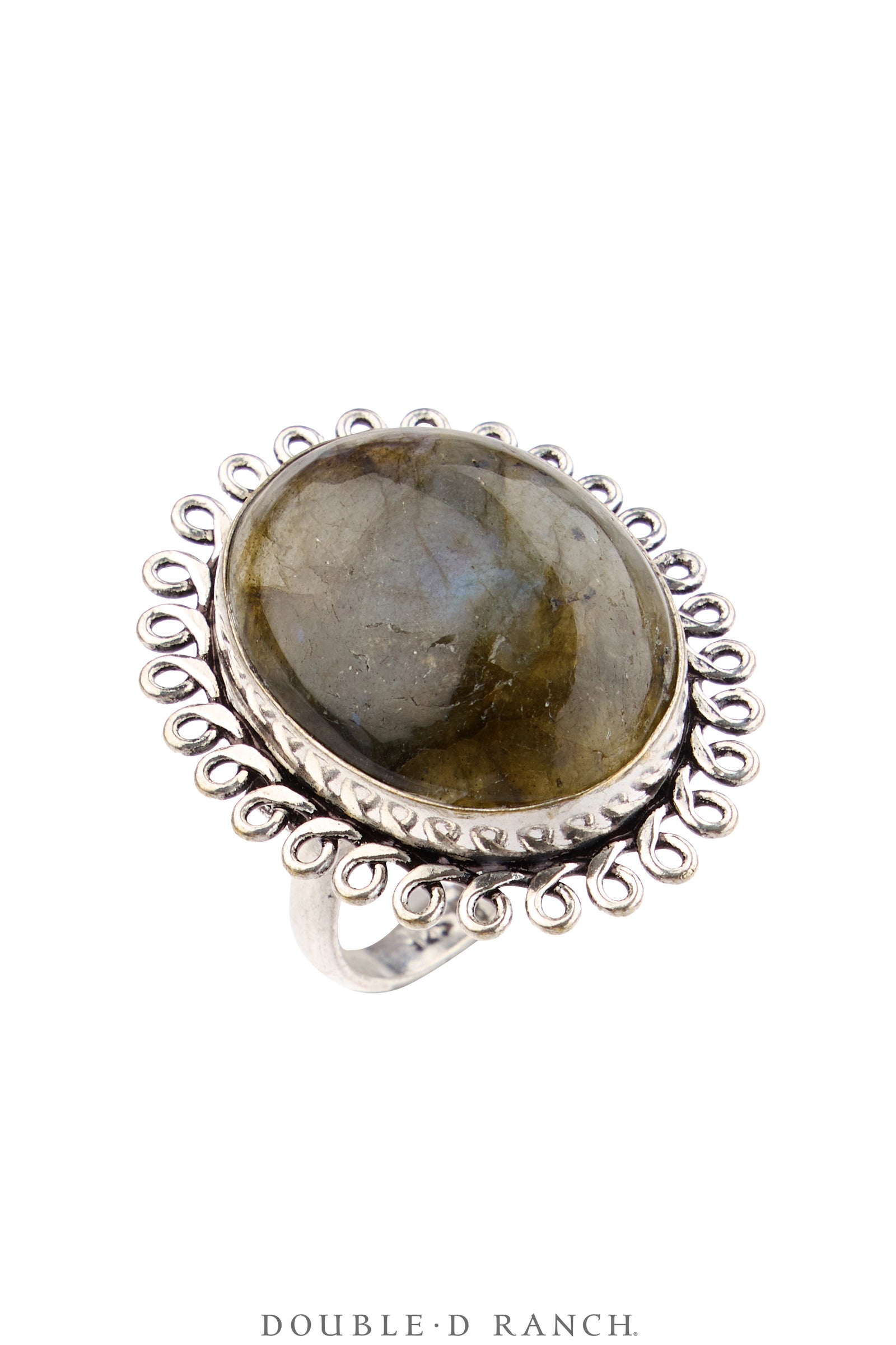Ring, Statement, Labradorite, Hallmark, Vintage, 2030