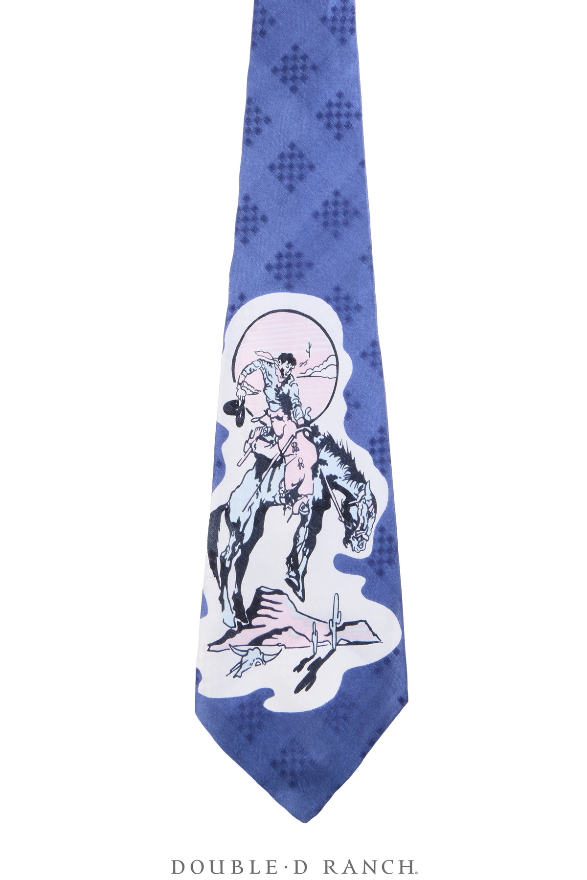 Necktie, Western, Handpainted, Horse, Vintage, ‘50s, 262